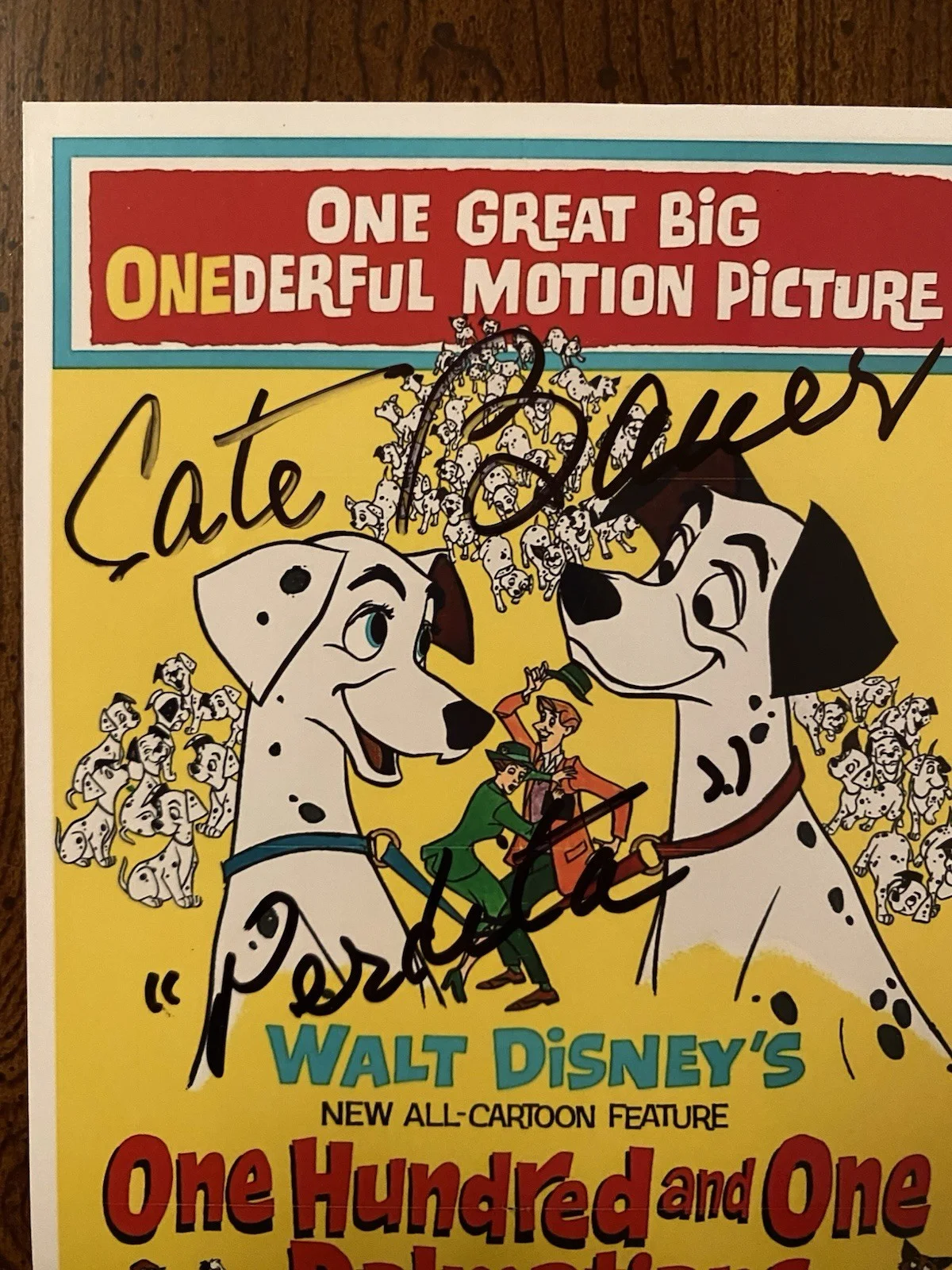 Cate Bauer — Cate Bauer Signed Autographed Photo With COA 101 Dalmatians Perdita, image 2