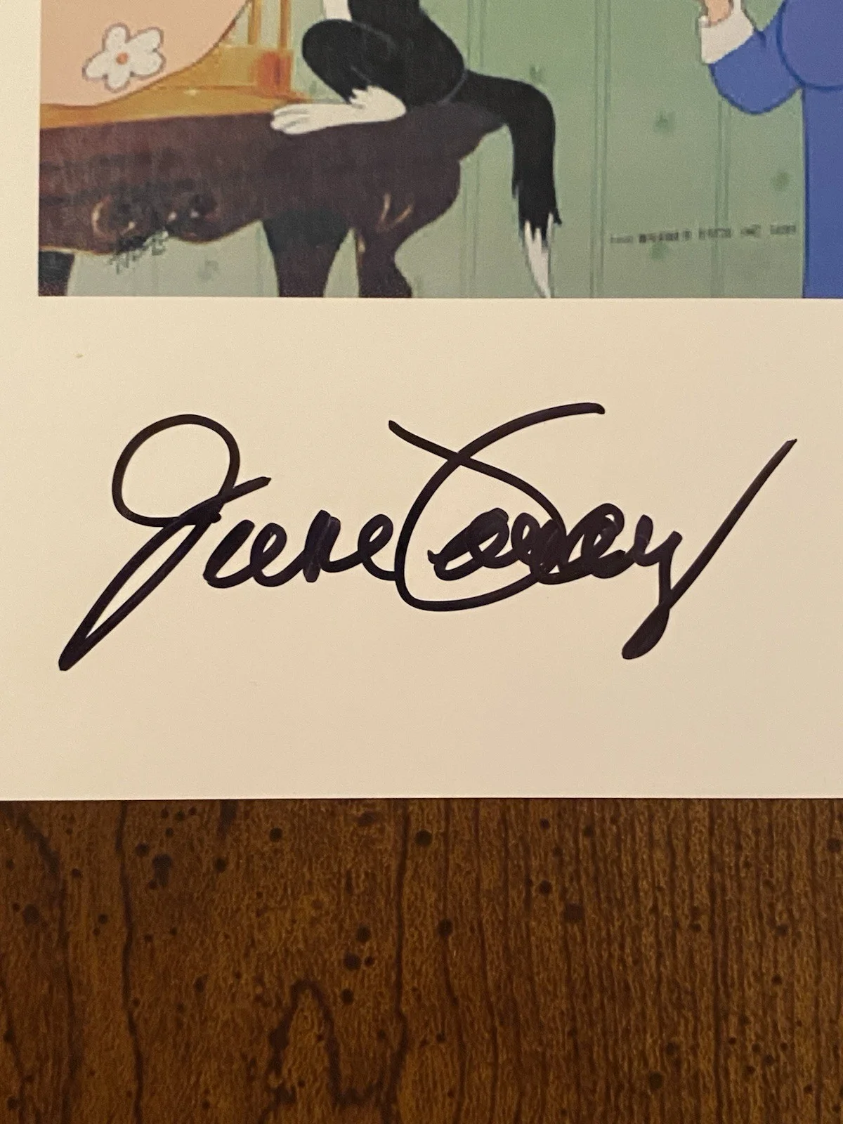 June Foray — June Foray Signed Autographed Photo With COA Granny Looney Tunes Tweety Sylveste, изображение 2