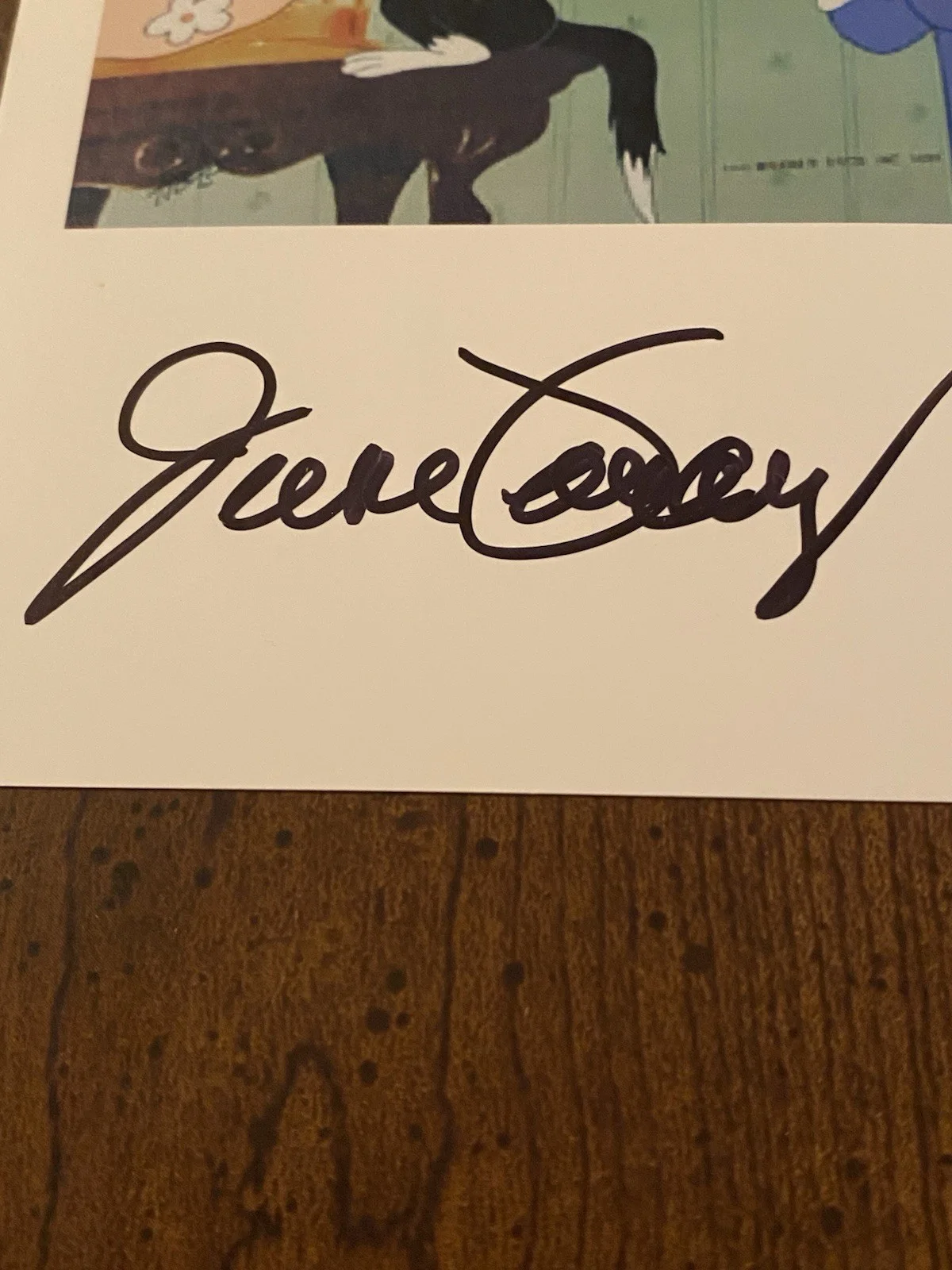 June Foray — June Foray Signed Autographed Photo With COA Granny Looney Tunes Tweety Sylveste, изображение 3