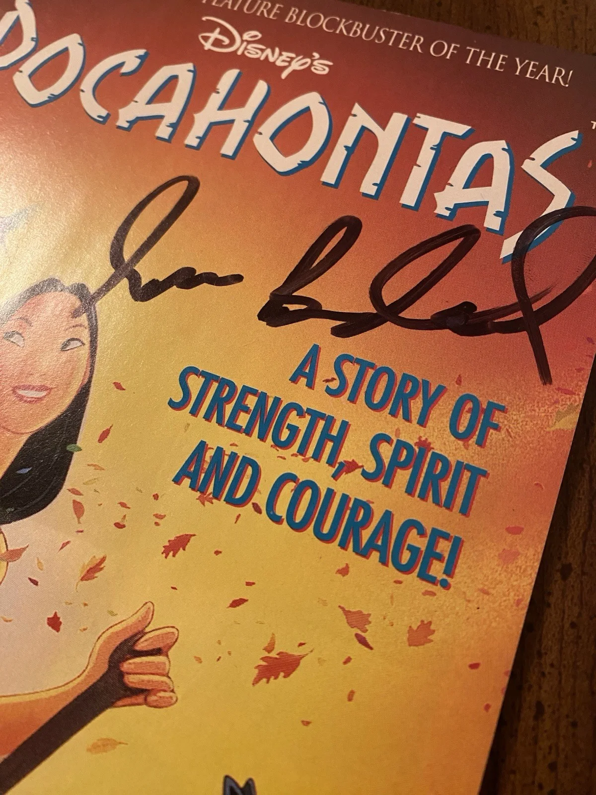 Irene Bedard — Irene Bedard Signed Autographed Pocahontas Comic Book With COA Marvel Comics, image 3