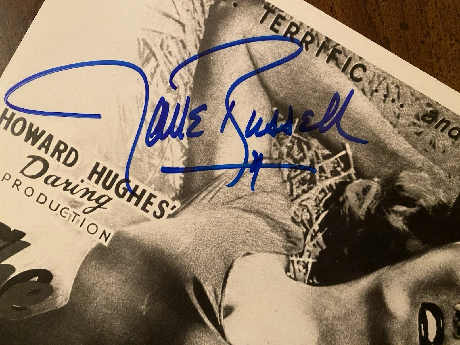 Jane Russell — Jane Russell Signed Autographed 10x8 Photo With COA The Outlaw, image 2