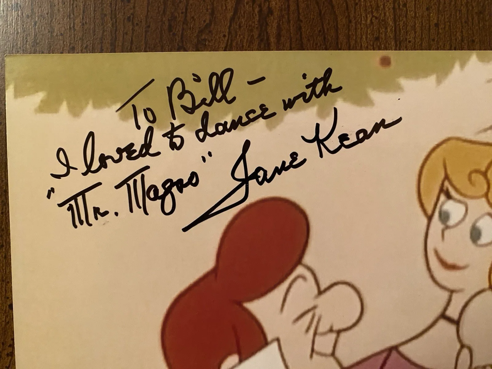 Jane Kean — Jane Kean Signed Autographed Photo With COA Mr Mister Magoo’s Christmas Carol, изображение 2