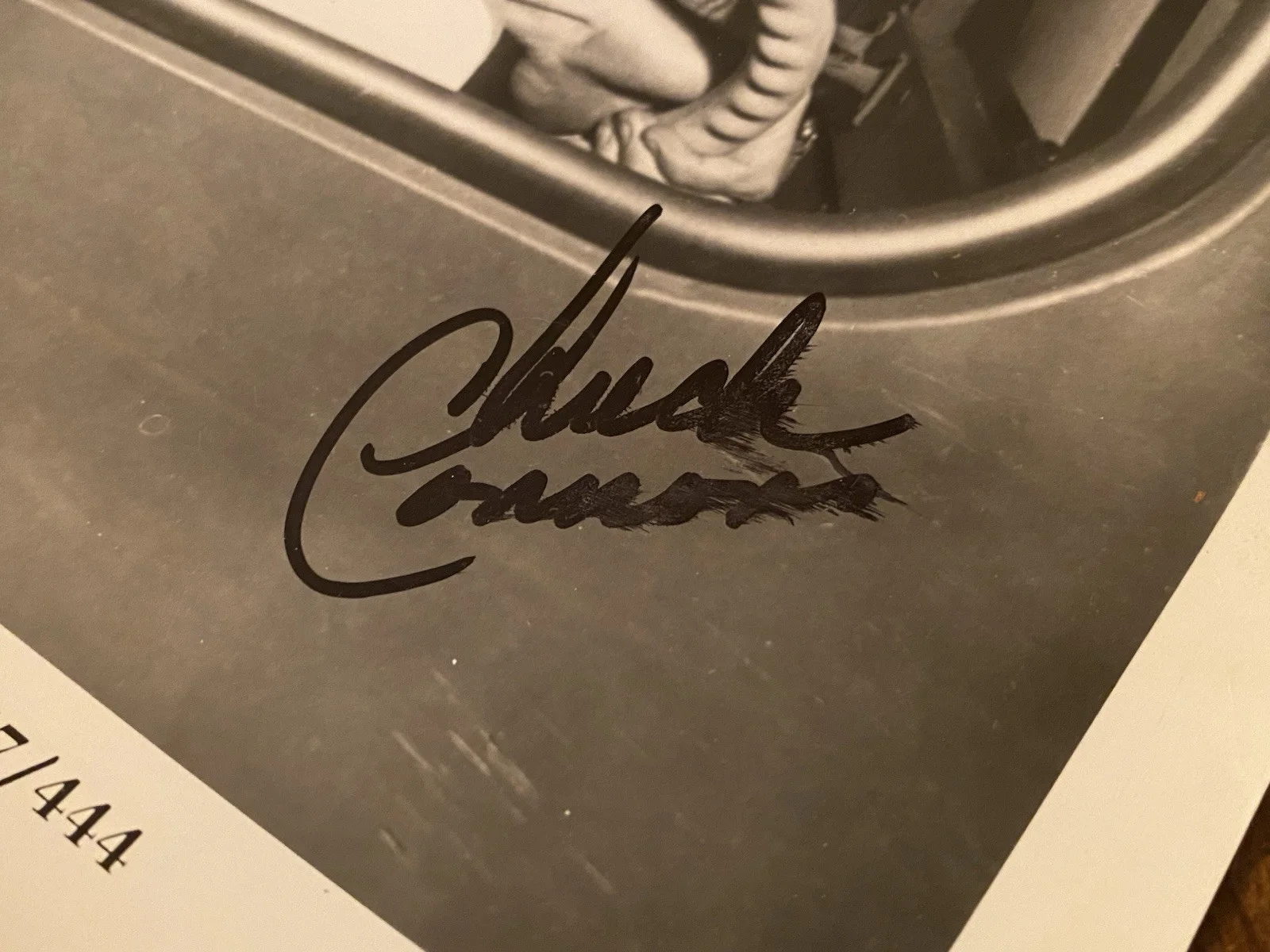 Chuck Connors — Chuck Connors Signed Autographed Vintage Photo With COA Death In Small Doses, изображение 3