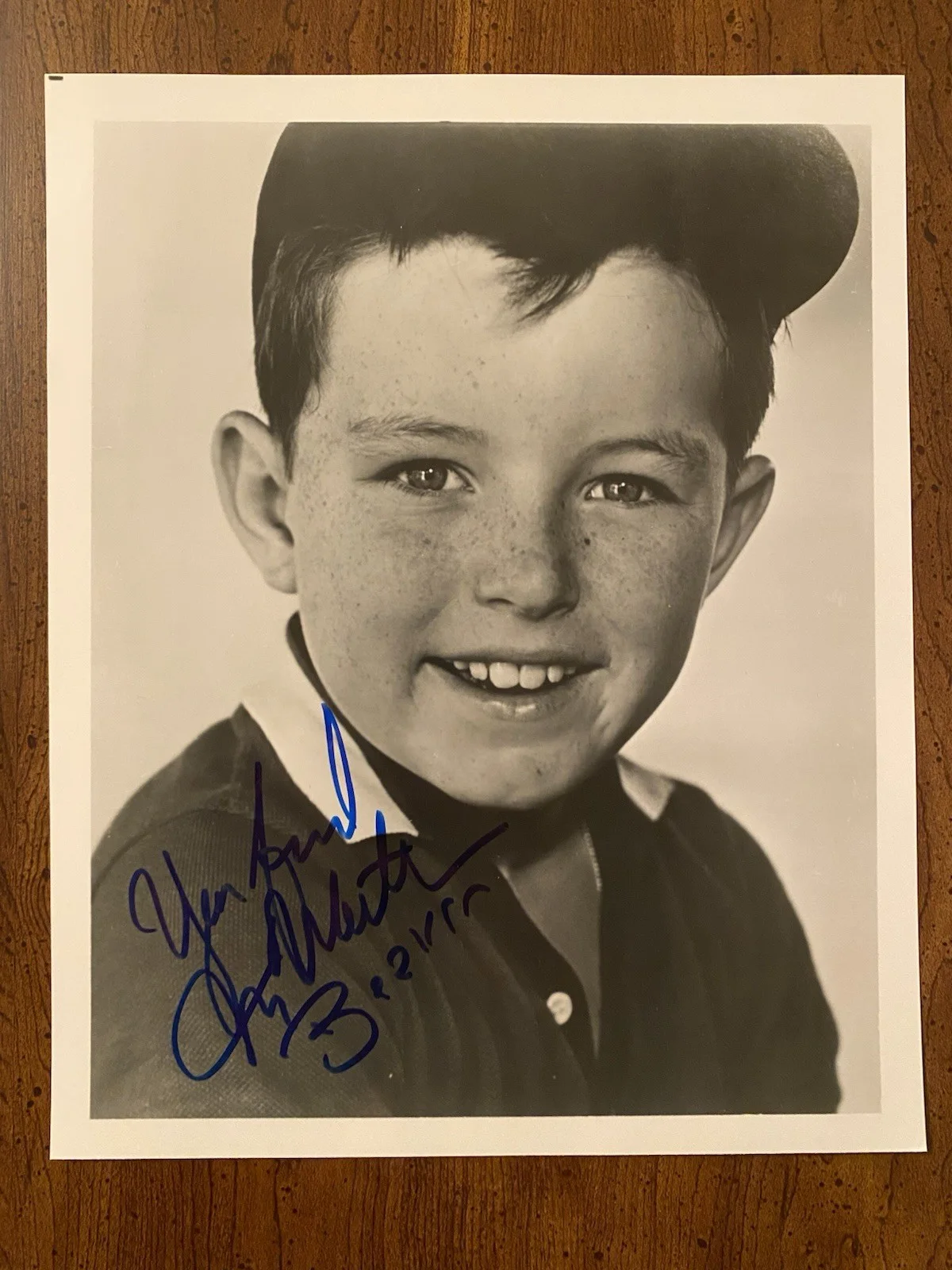 Jerry Mathers — Jerry Mathers Signed Autographed Photo With COA Leave It To Beaver