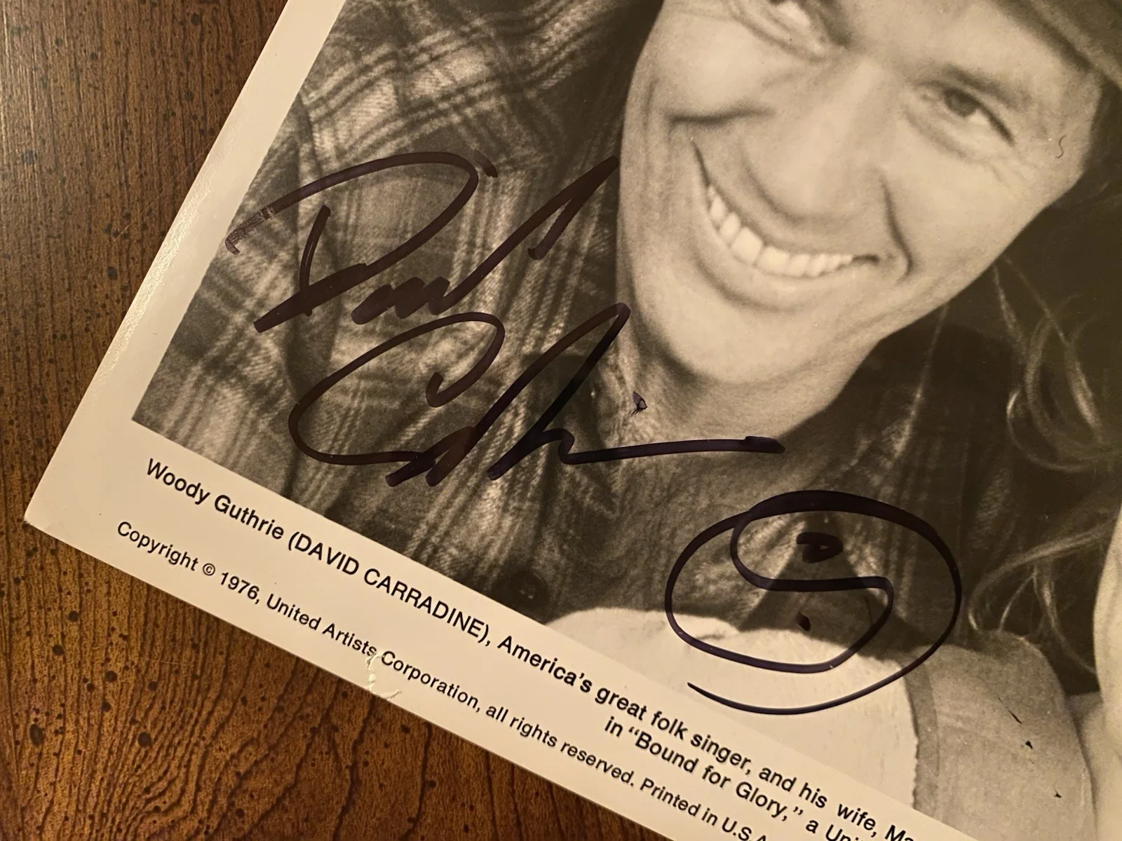 David Carradine — David Carradine Signed Autographed 10x8 Photo With COA Bound For Glory, image 2