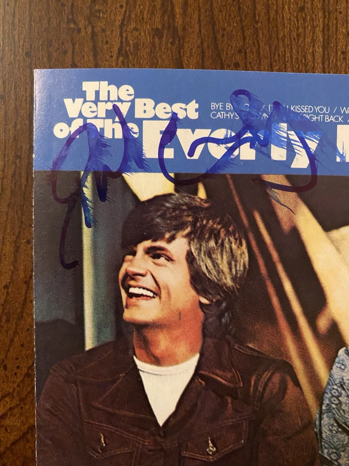 The Everly Brothers Don Everly Phil Everly Signed Autographed CD Cover With COA, image 2