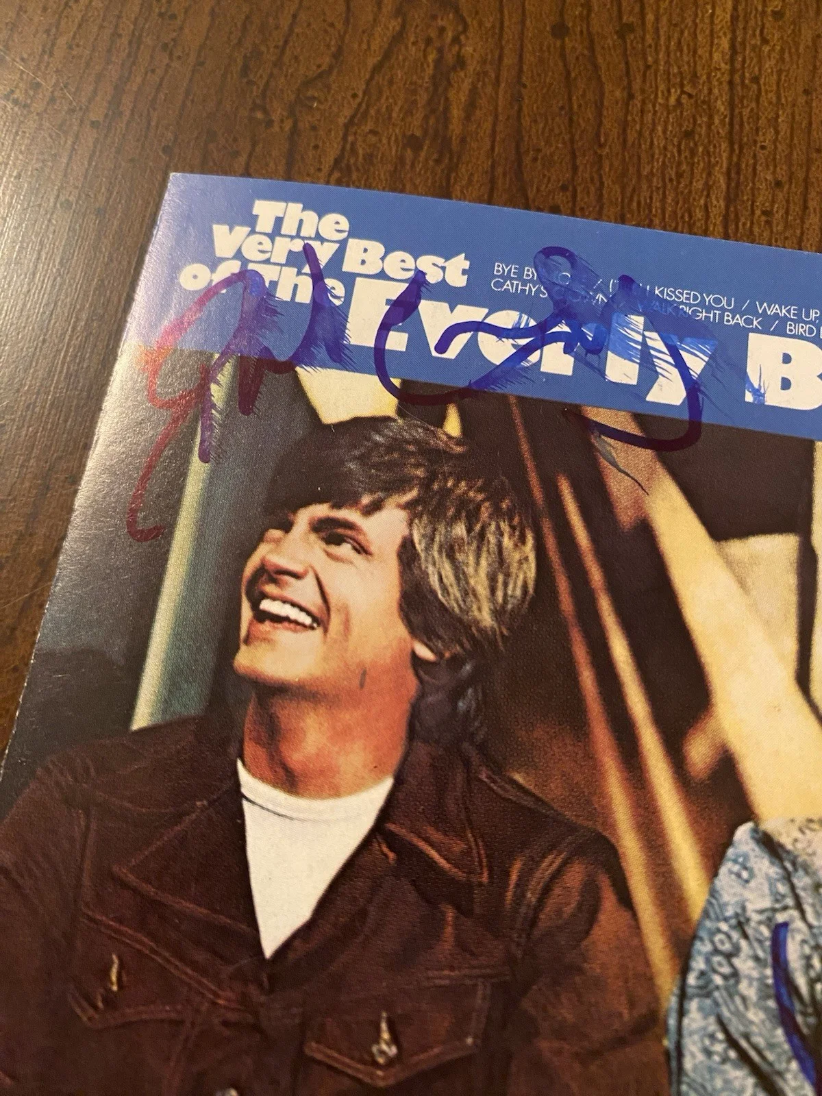 The Everly Brothers Don Everly Phil Everly Signed Autographed CD Cover With COA, image 3