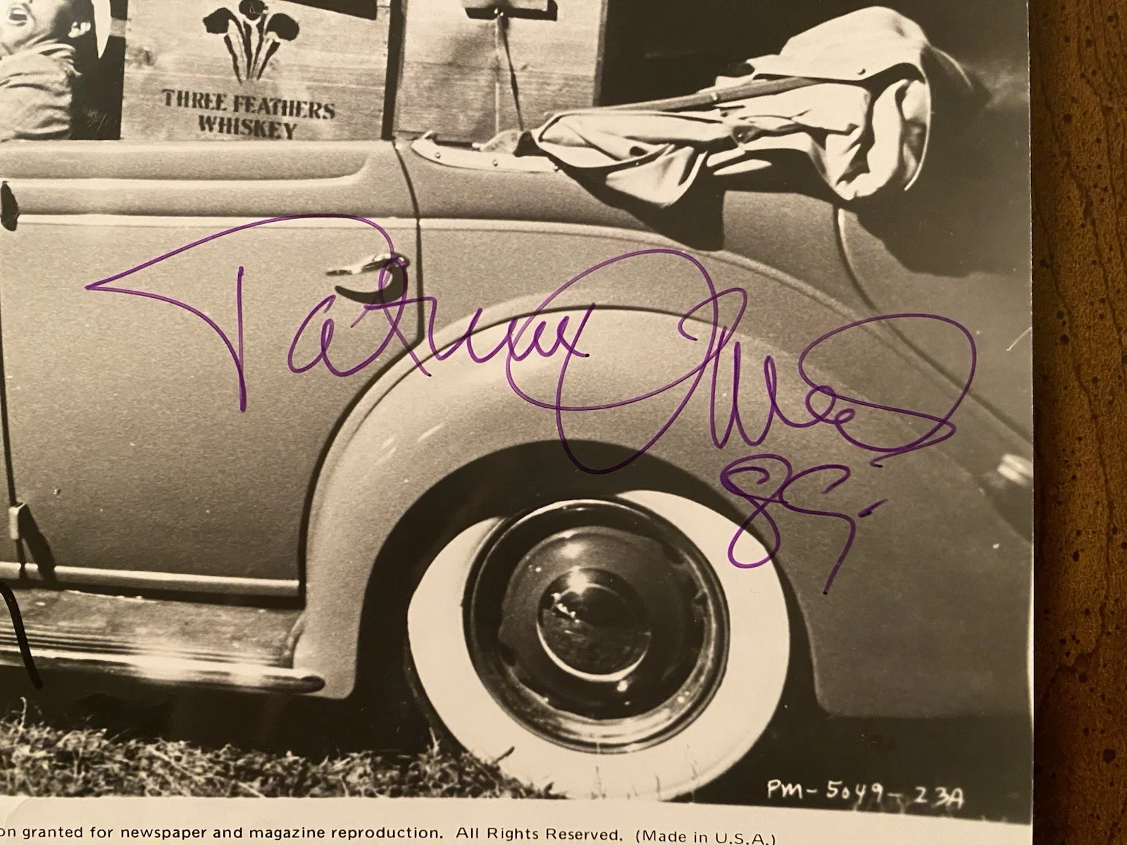 Ryan O’Neal, Tatum O’Neal — Ryan O’Neal Tatum O’Neal Signed Autographed Vintage Photo With COA Paper Moon, изображение 4