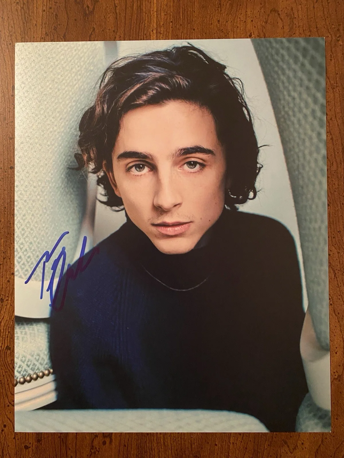 Timothee Chalamet — Timothee Chalamet Signed Autographed 8x10 Photo With COA Wonka Dune