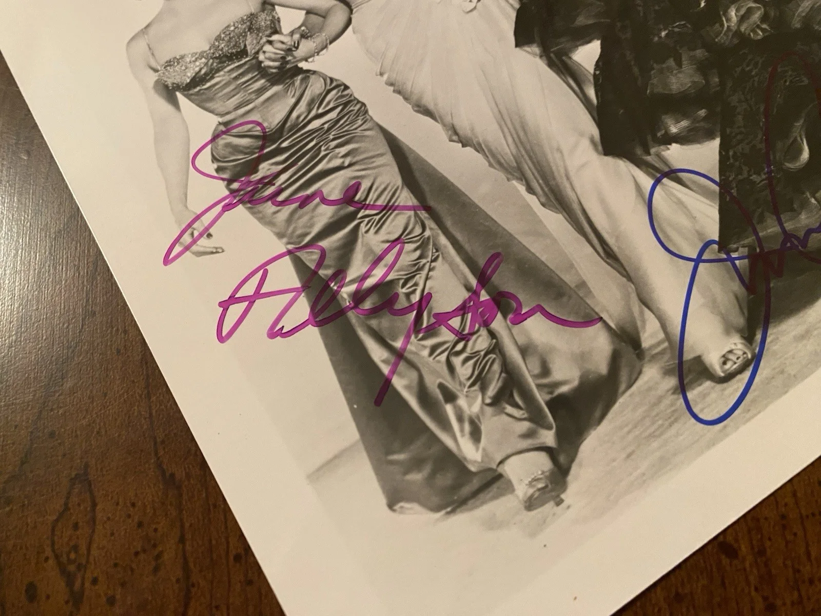 Joan Collins, June Allyson, Dolores Gray, Ann Miller — The Opposite Sex Cast Signed Photo By 4 With COA June Allyson Joan Collins RARE, изображение 3