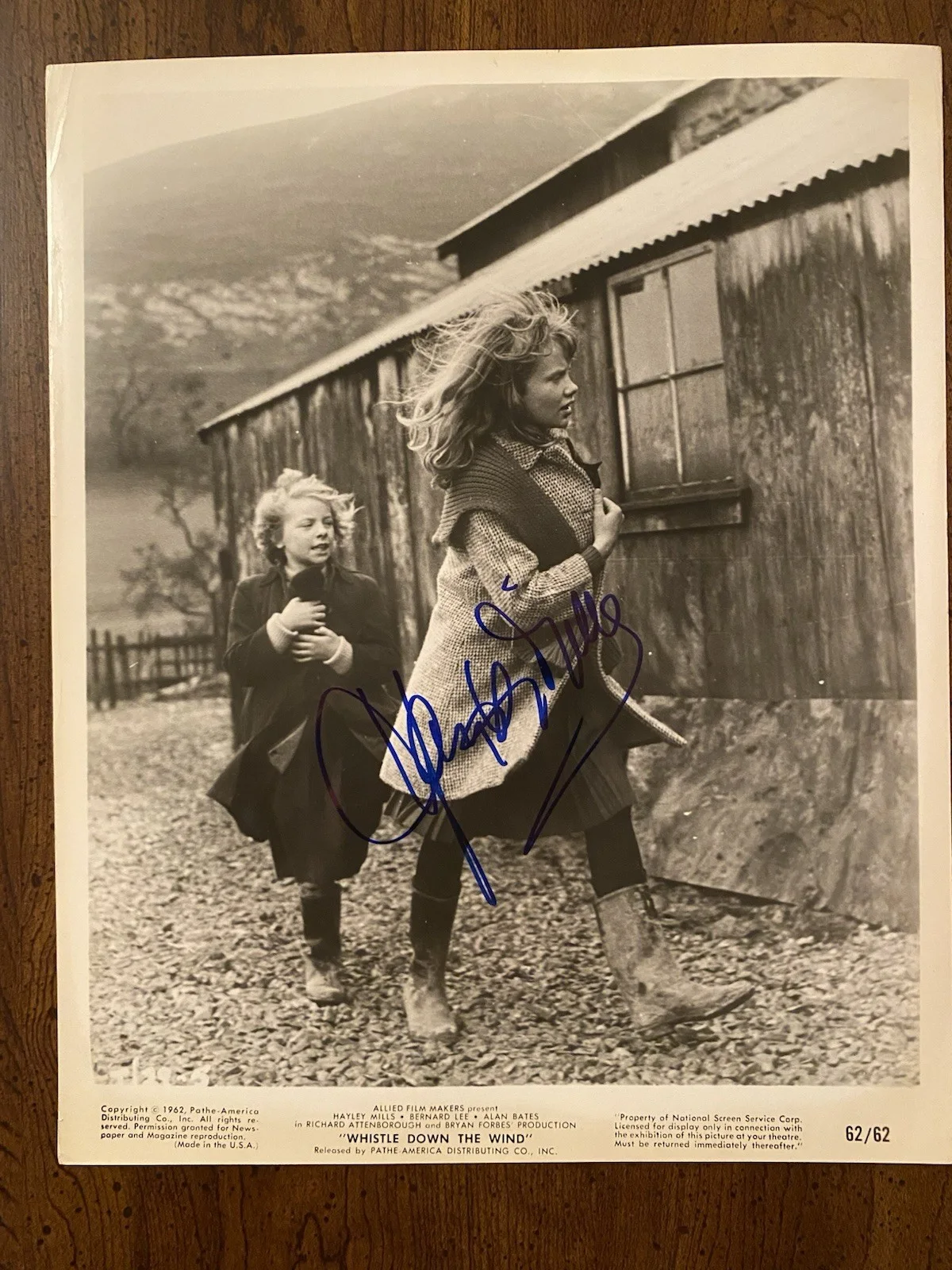Hayley Mills — Hayley Mills Signed Autographed 8x10 Photo With COA Whistle Down The Wind