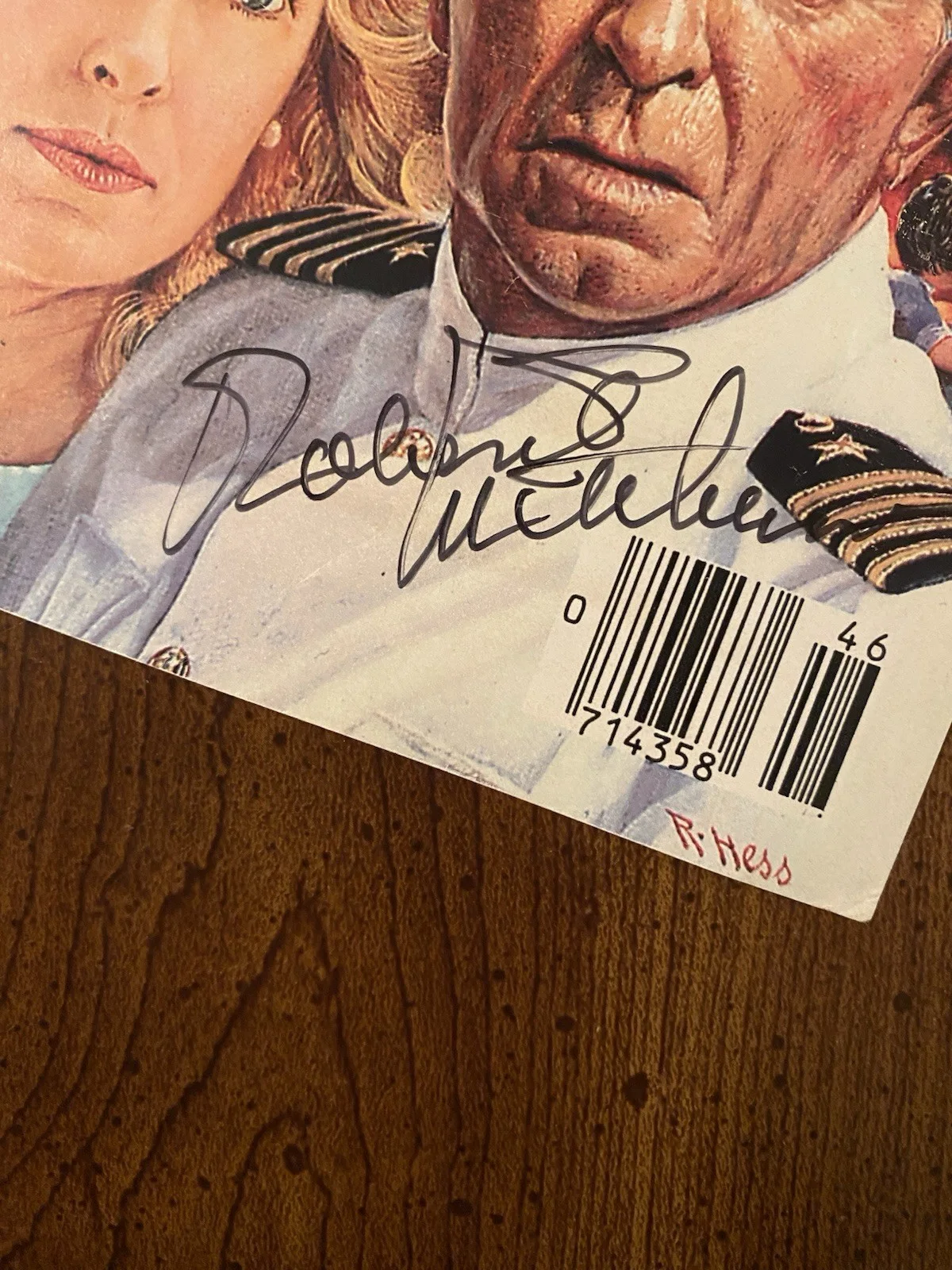 Robert Mitchum — Robert Mitchum Signed Autographed TV Guide With COA War And Remembrance, image 2