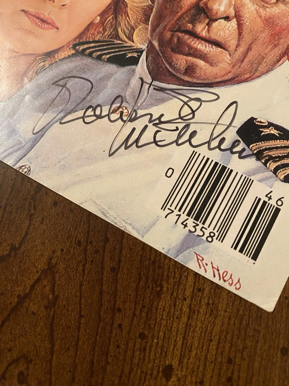 Robert Mitchum — Robert Mitchum Signed Autographed TV Guide With COA War And Remembrance, image 3