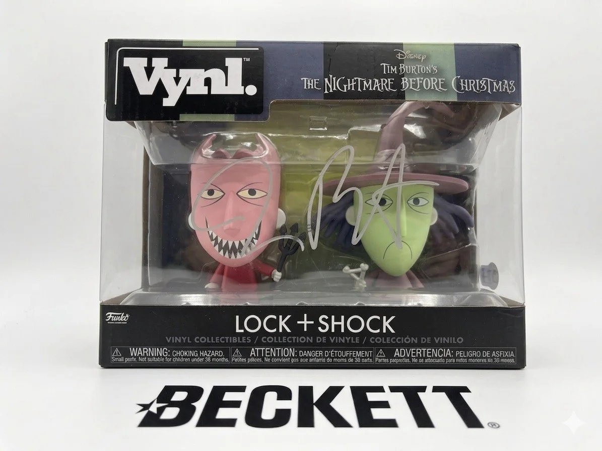 Tim Burton — Tim Burton Signed Funko Vynl Lock &Shock Beckett Authentic Autograph