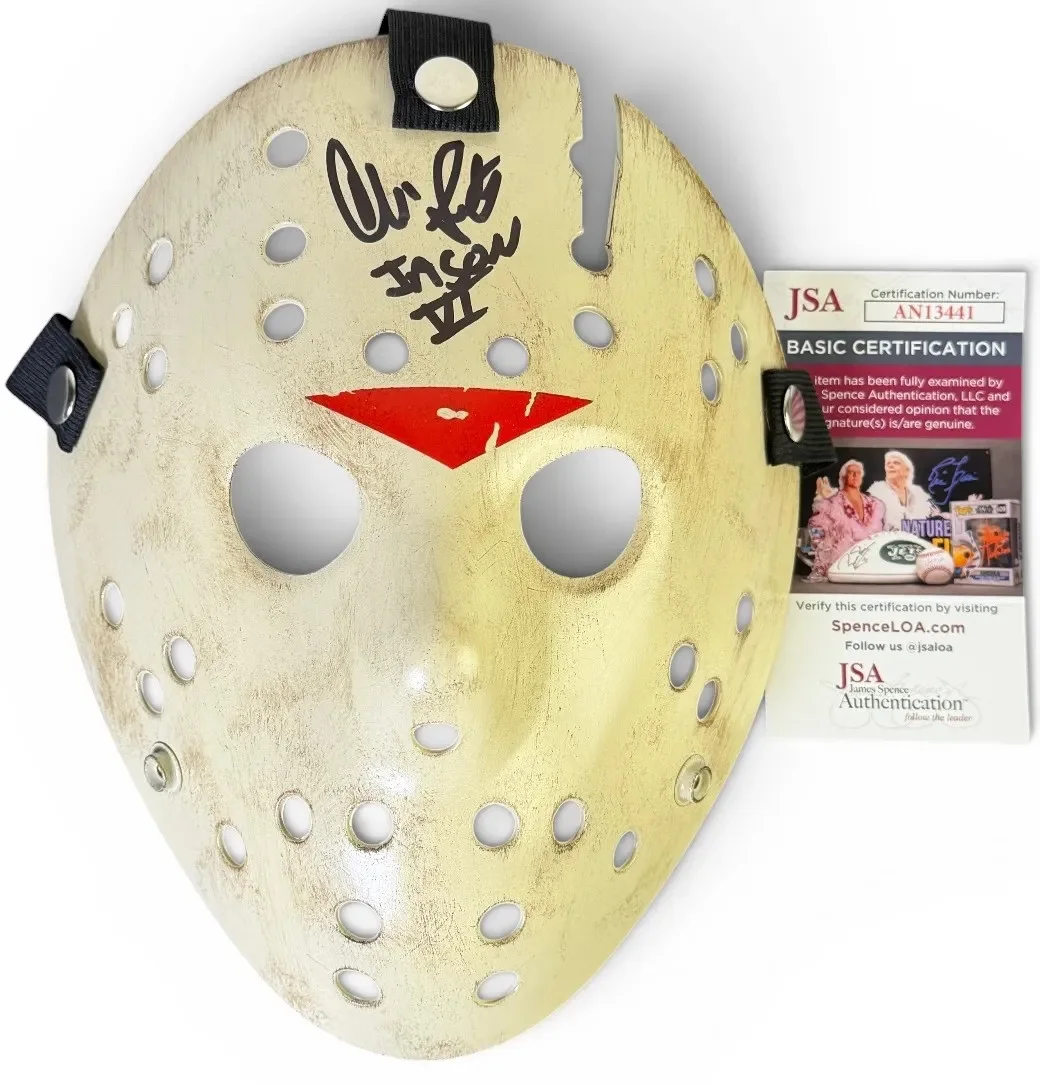 Christopher Swift — Christopher Chris Swift signed Hockey Mask Jason Voorhees Friday the 13th JSA
