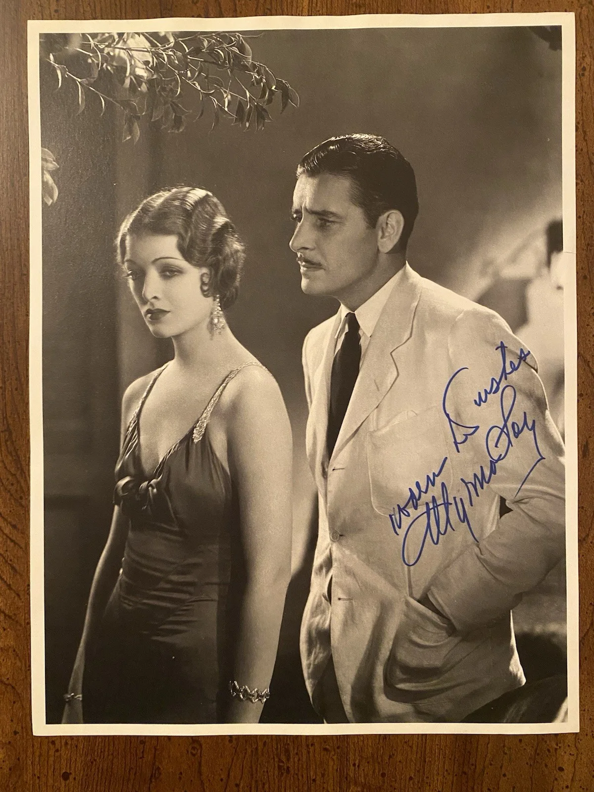 Myrna Loy — Myrna Loy Signed Autographed Photo With COA 13 Women The Thin Man Arrowsmith