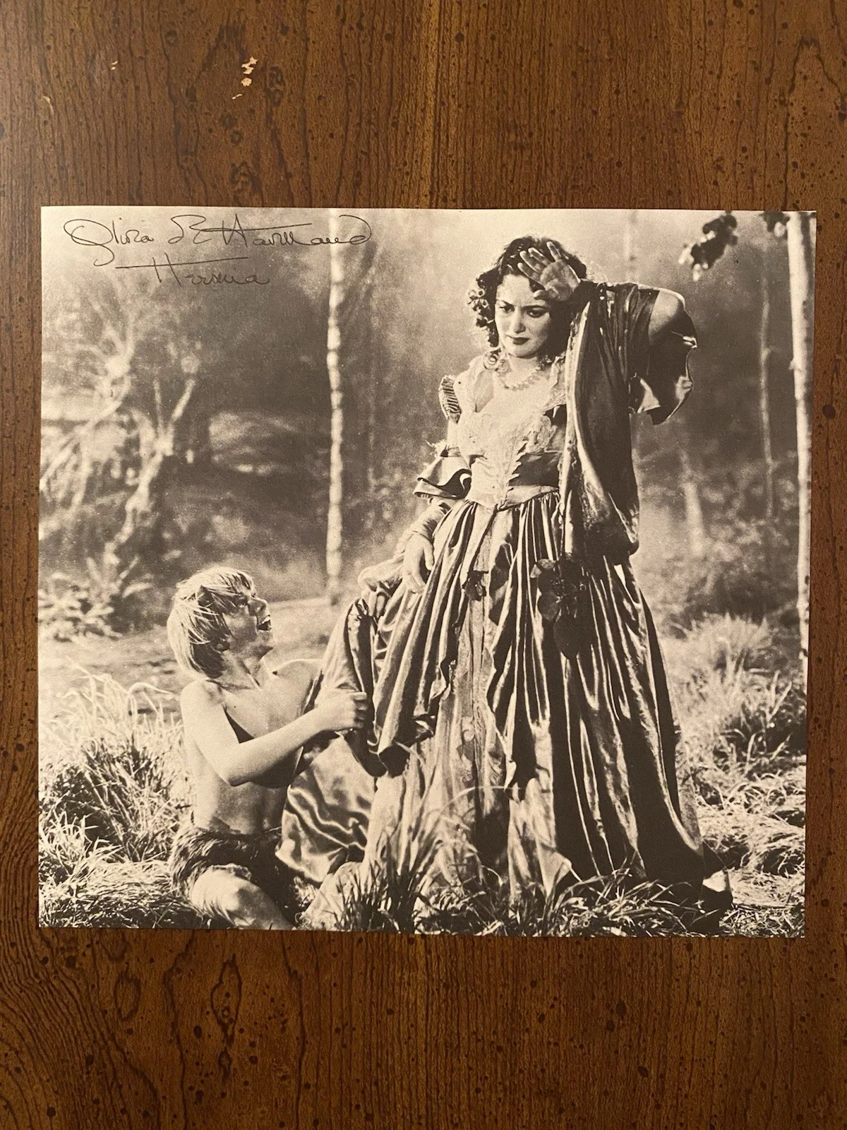 Olivia De Havilland — Olivia De Havilland Signed Autographed Photo With COA A Midsummer Night’s Dream