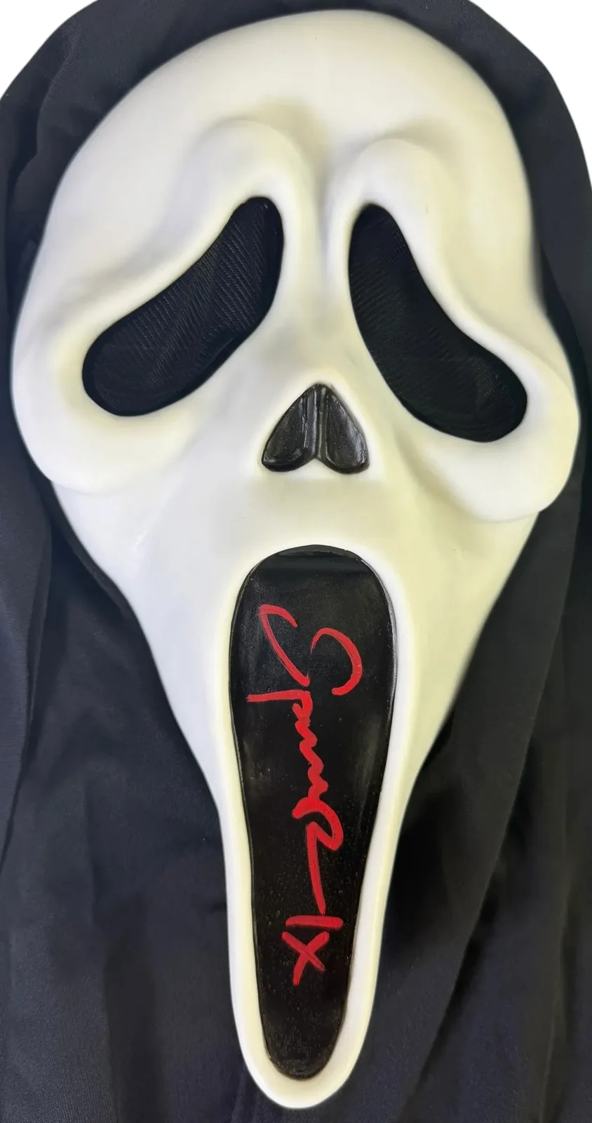 Spencer Charnas — Spencer Charnas signed Ghostface Mask Ice Nine Kills Twisting Scream 7 JSA, image 2