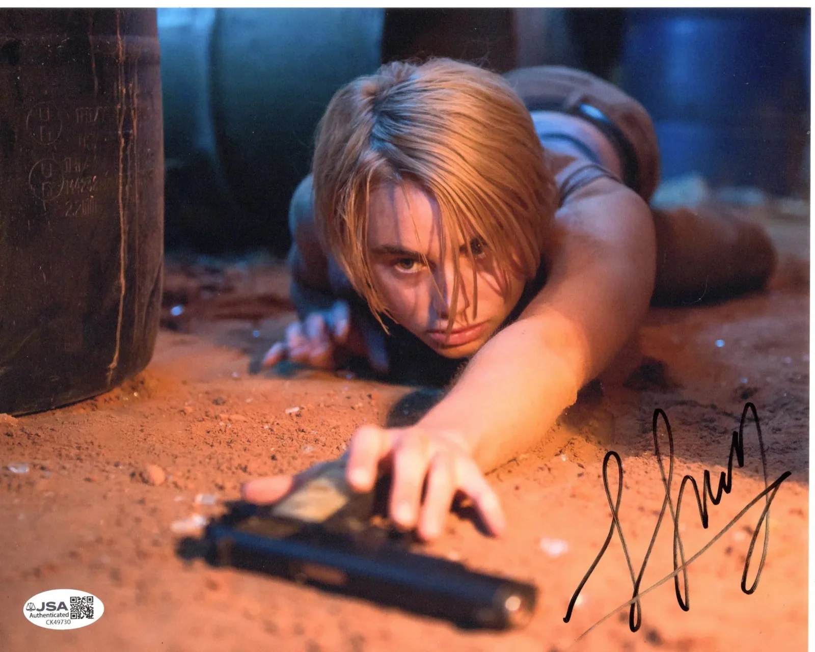 Lucy Fry — Lucy Fry signed 8x10 Photo Eve Thorogood Wolf Creek JSA Authentication