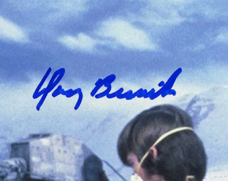 BESWICK BERG TIPPETT SIGNED 11x14 PHOTO ILM AT-AT WALKERS STAR WARS BECKETT BAS, изображение 2