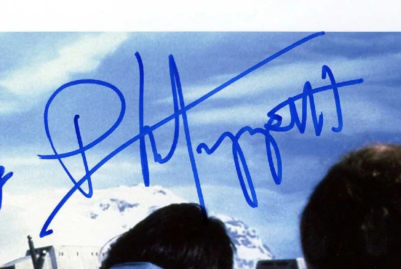 BESWICK BERG TIPPETT SIGNED 11x14 PHOTO ILM AT-AT WALKERS STAR WARS BECKETT BAS, изображение 4