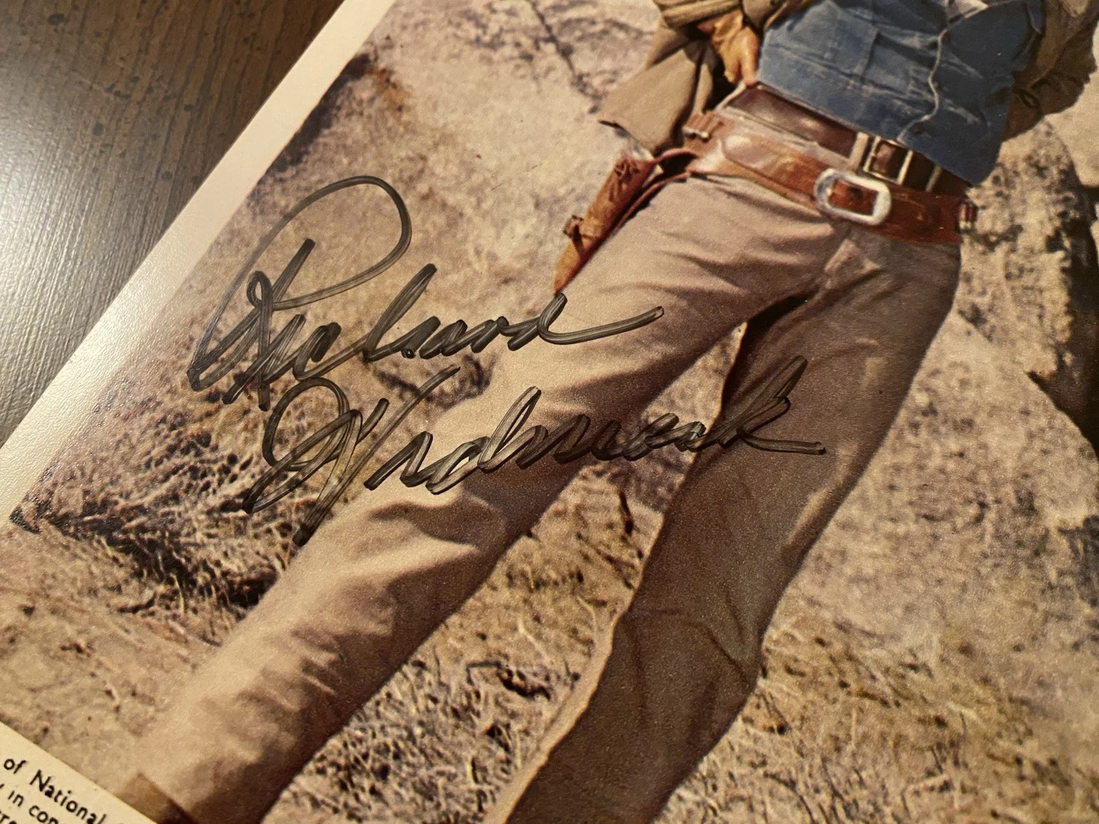 Richard Widmark — Richard Widmark Signed Autographed 10x8 Photo With COA The Law And Jake Wade, изображение 3