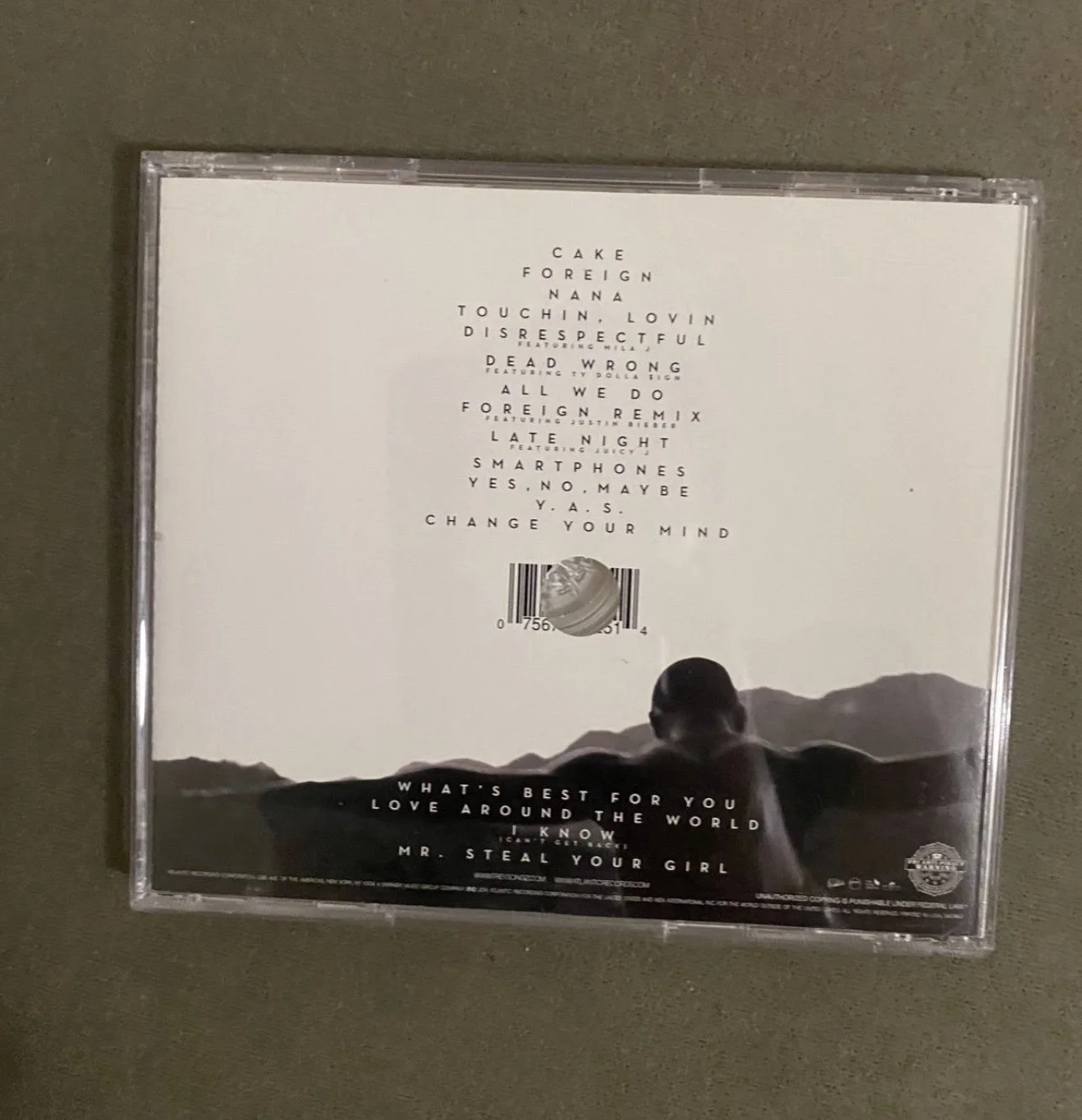 Trey Songz Trigga Signed Autographed cd, image 2