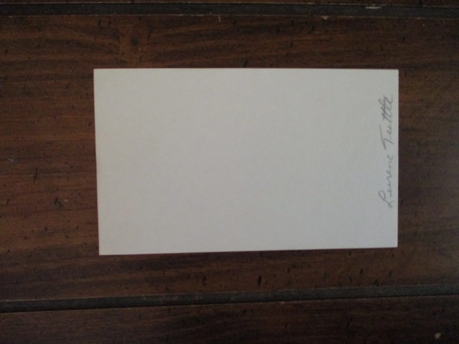 LURENE TUTTLE(Died in 1986)("First Lady Of Radio")Signed 3" x 5" Paper/Sheet, изображение 3
