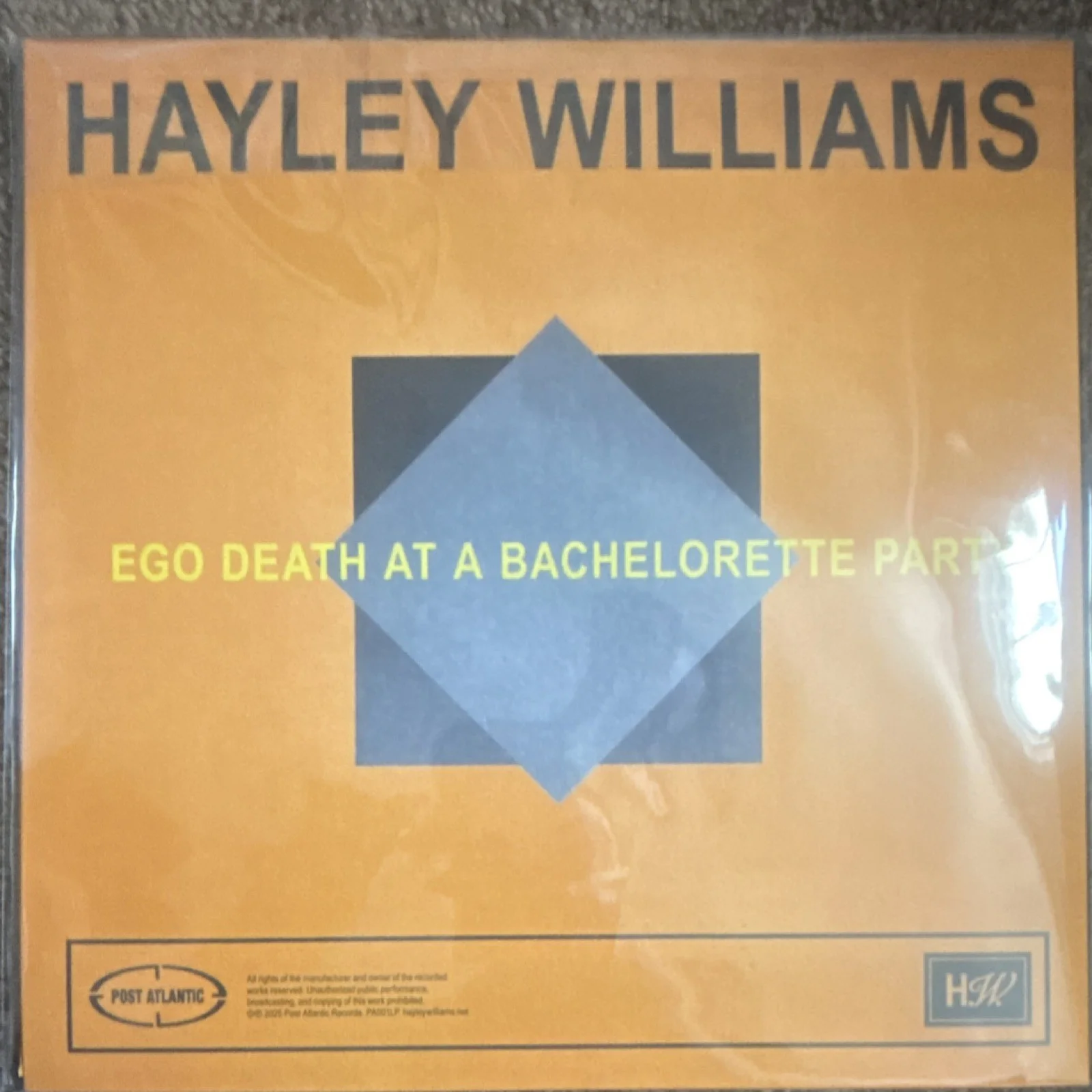 Hayley Williams Ego Death At A Bachelorette Party Signed Vinyl, изображение 2