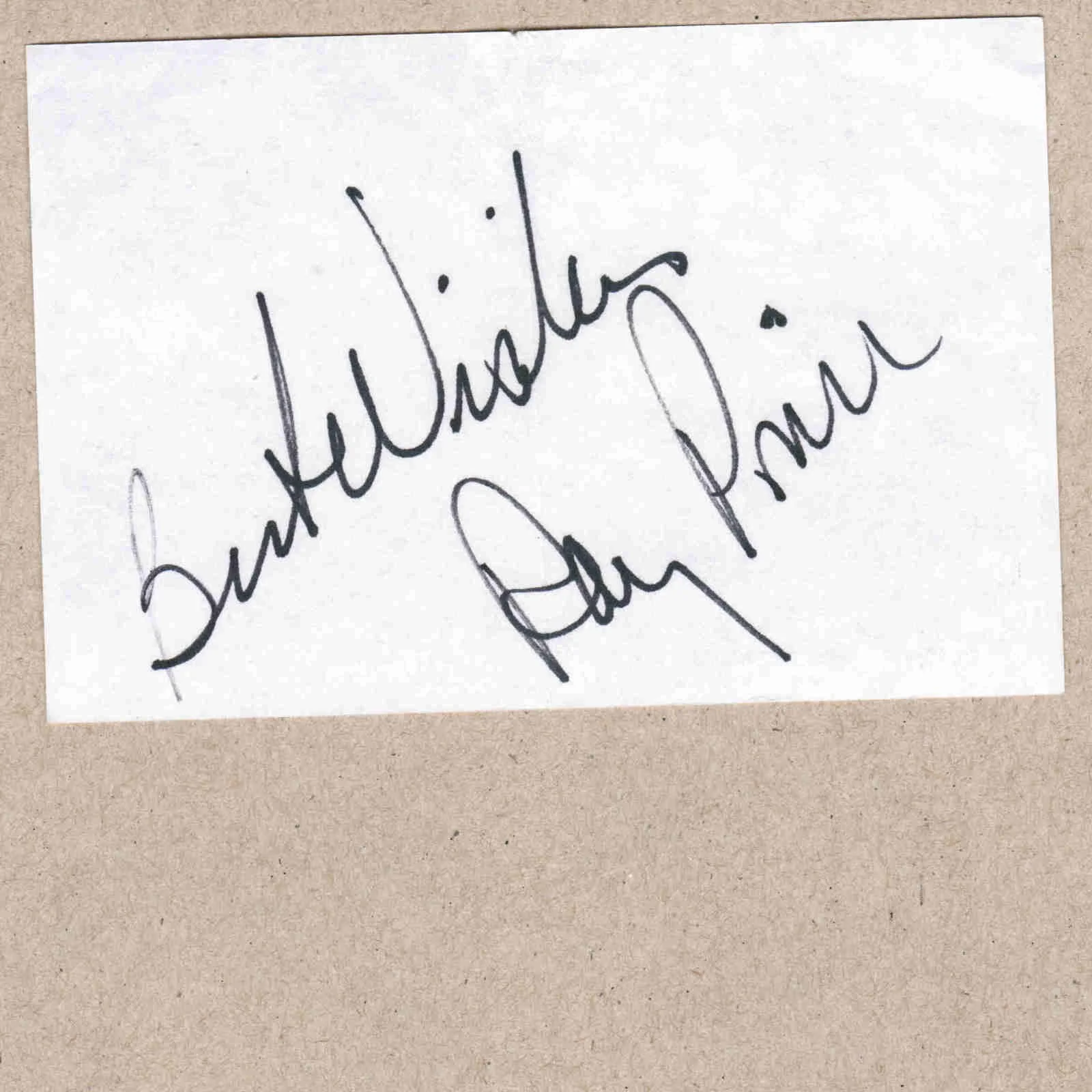 1983 Ray Price Signed Autograph w/Fan Taken 3.5 x 3.5 OOAK Photo Ticket Stub VTG, изображение 2