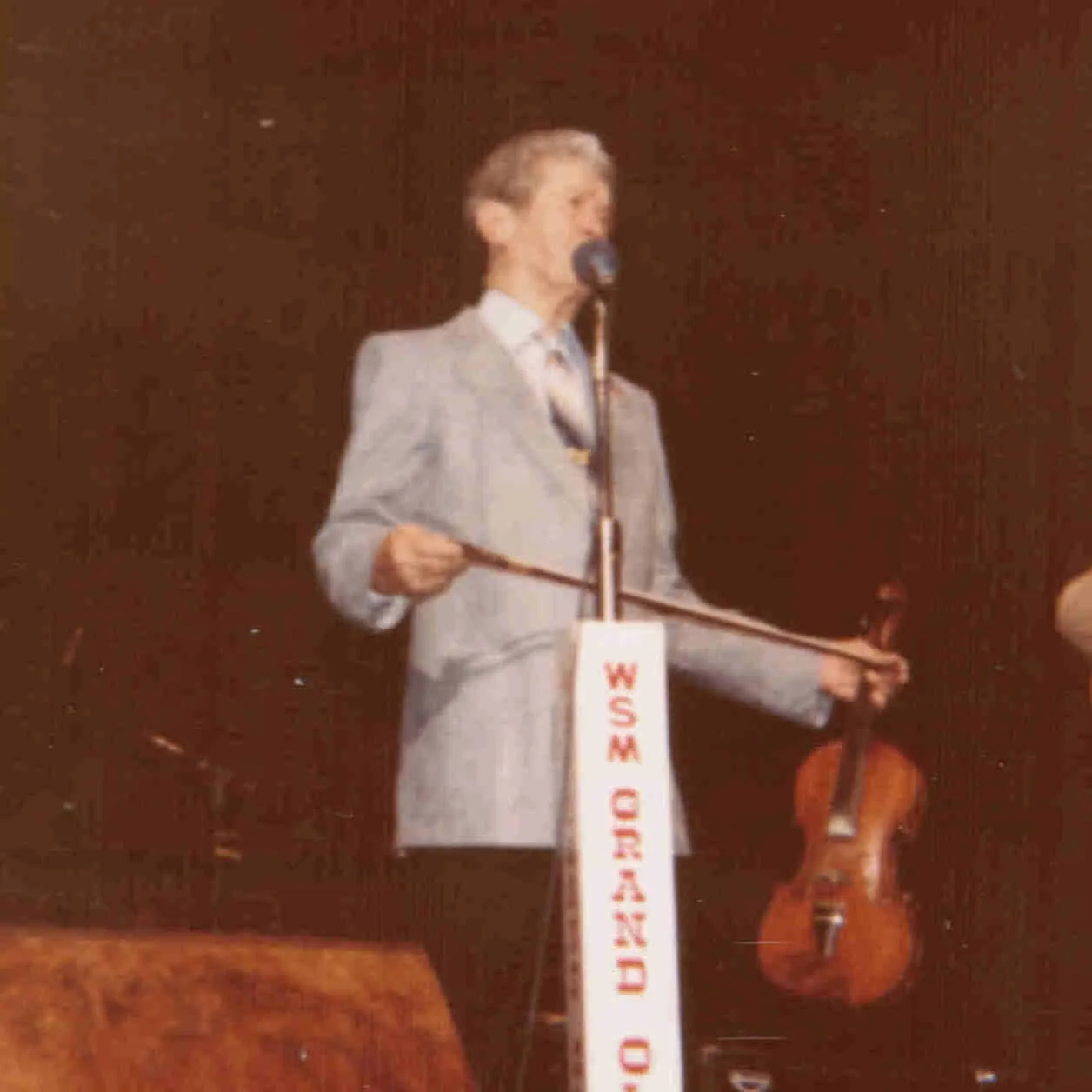 1983 Roy Acuff Signed Autograph w/Fan Taken 3.5 x 3.5 OOAK Photo Ticket Stub VTG, изображение 4