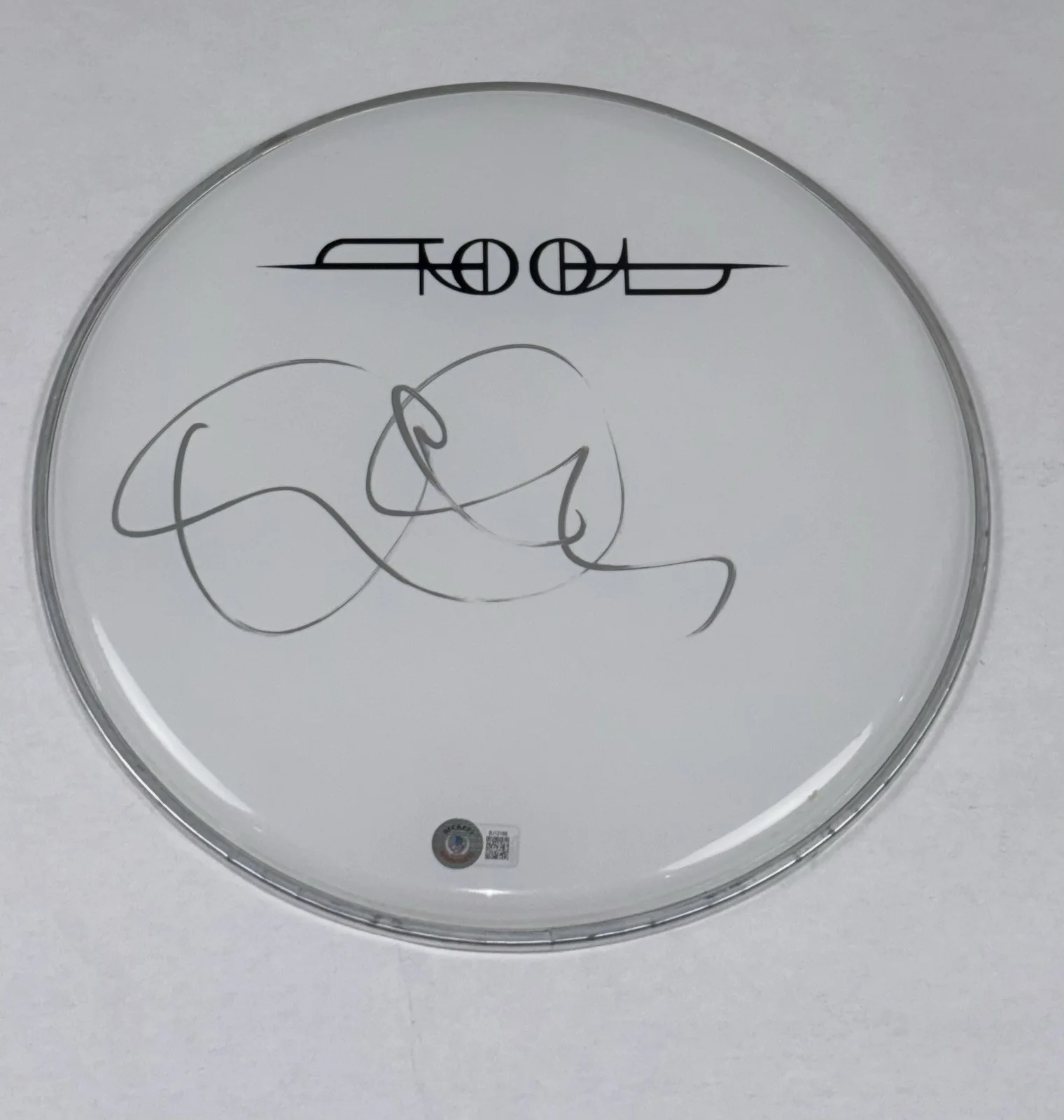 Danny Carey TOOL Signed Autograph 12" Drumhead Band Drummer Beckett COA, изображение 4