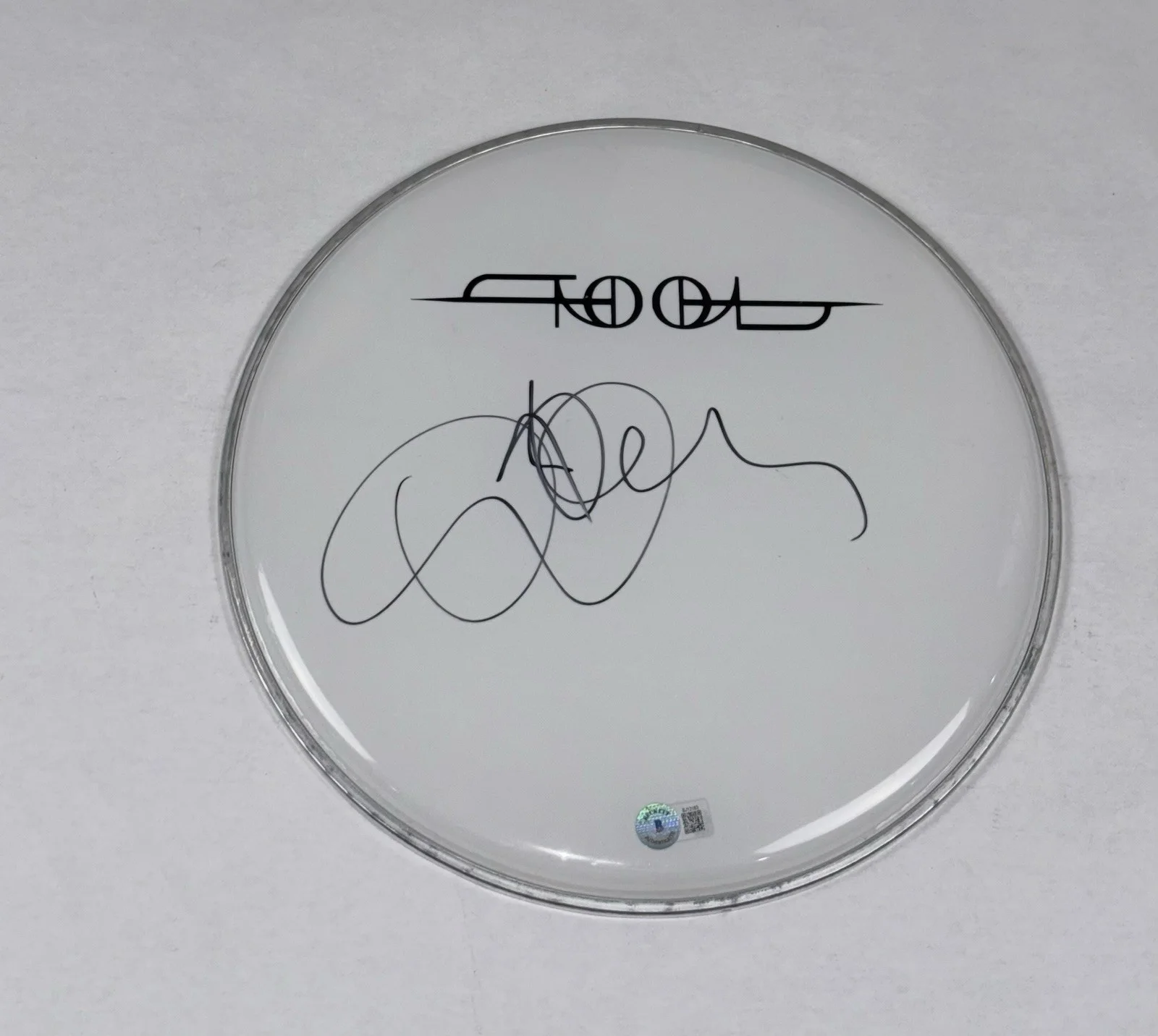 Danny Carey TOOL Signed Autograph 12" Drumhead Band Drummer Beckett COA, image 5