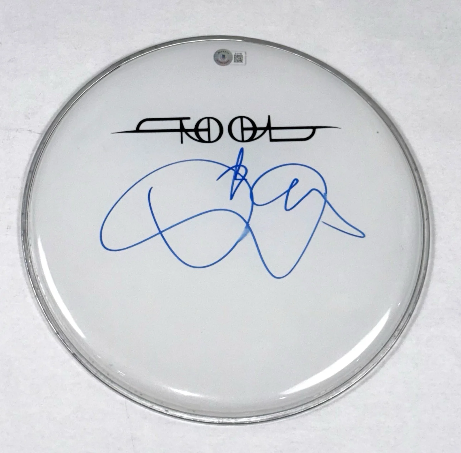 Danny Carey TOOL Signed Autograph 12" Drumhead Band Drummer Beckett COA, изображение 2