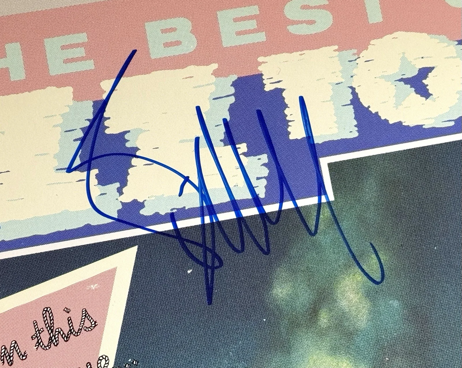 Billy Gibbons signed ZZ Top Album vinyl best of autographed beckett coa, изображение 2