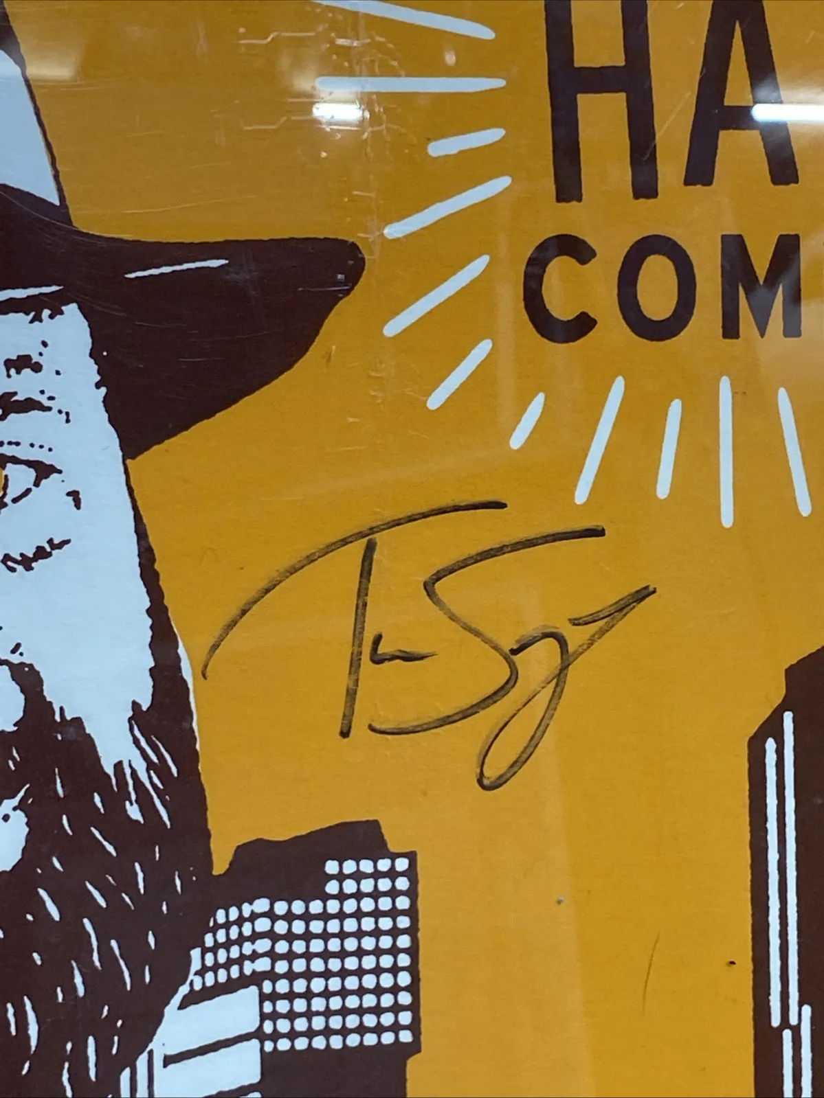 Tom Segura — TOM SEGURA Massachusetts Medford Boston Tour Poster Signed 18x24 autographed, изображение 2