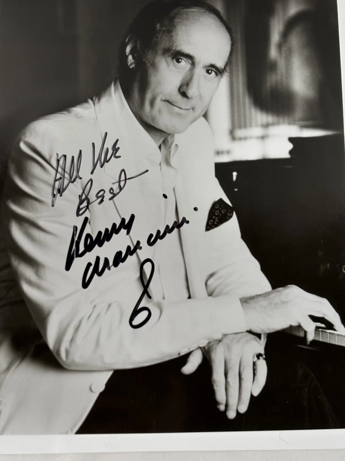 Henry Mancini Signed Photo, image 2