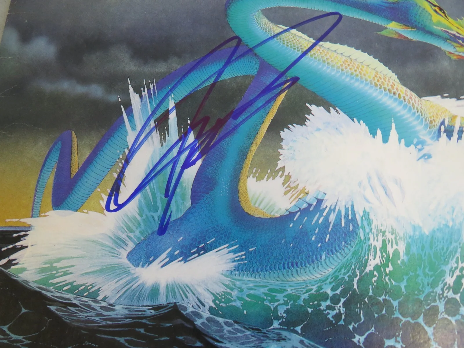 Signed Geoff Downes Asia S/T 1982 LP Record Sleeve ONLY, изображение 2