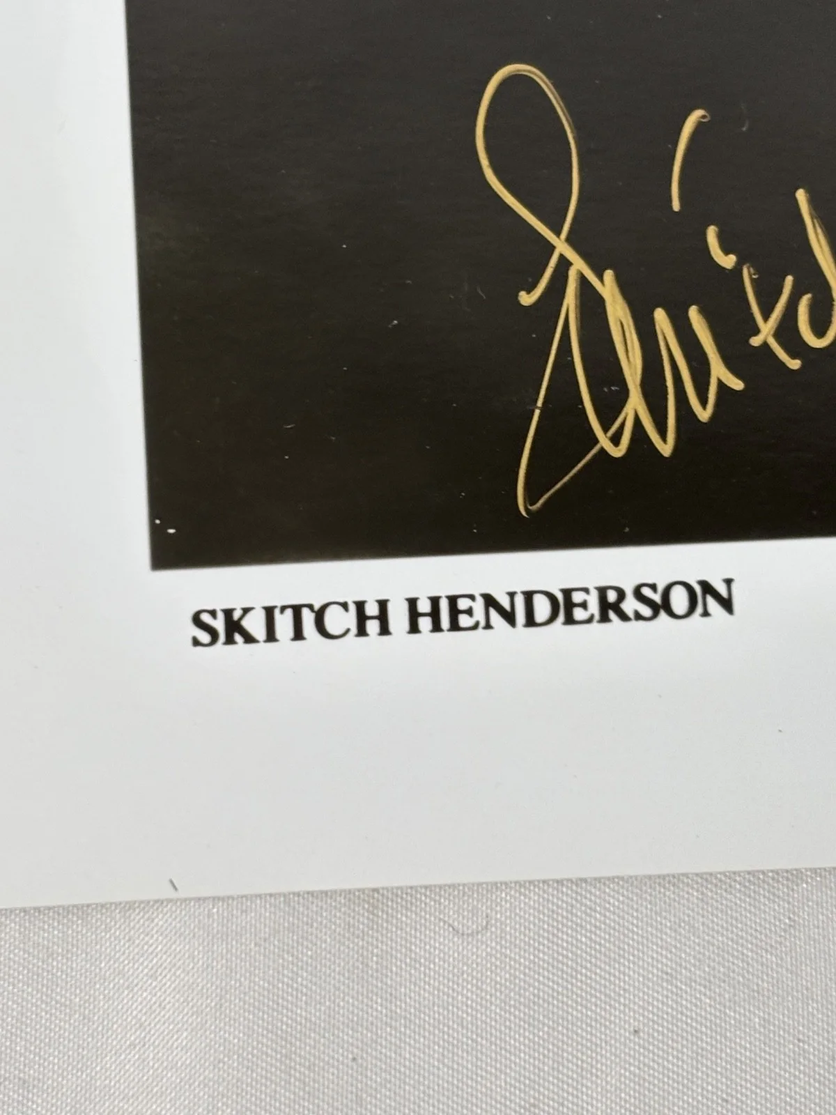 Skitch Henderson Signed Photo, image 4