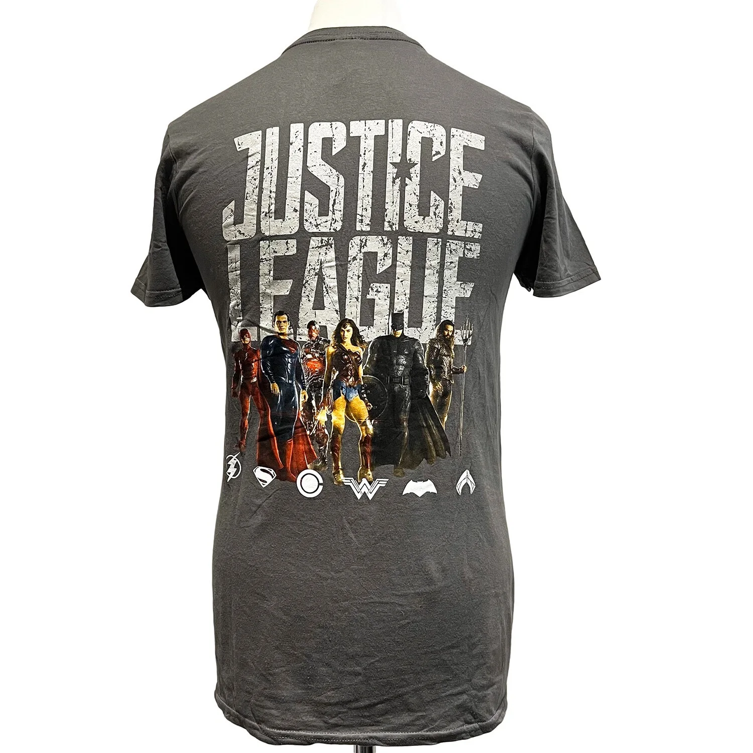 JUSTICE LEAGUE Cast & Crew T-Shirt Stunts Hago Movie Production Gift DC Comics M, изображение 2
