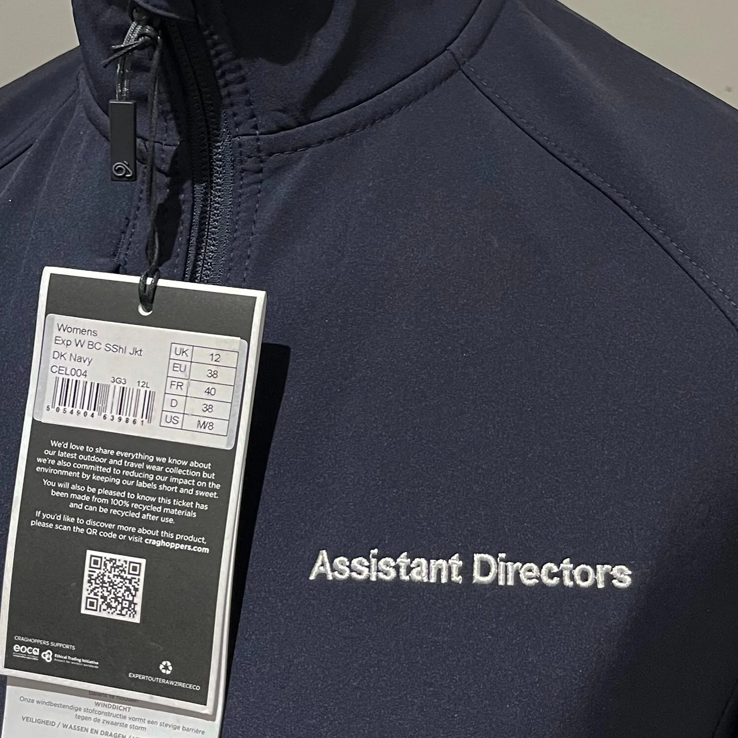 THE MARVELS Cast & Crew Jacket Assistant Directors AD Marvel Studios Gift Sz12, image 5