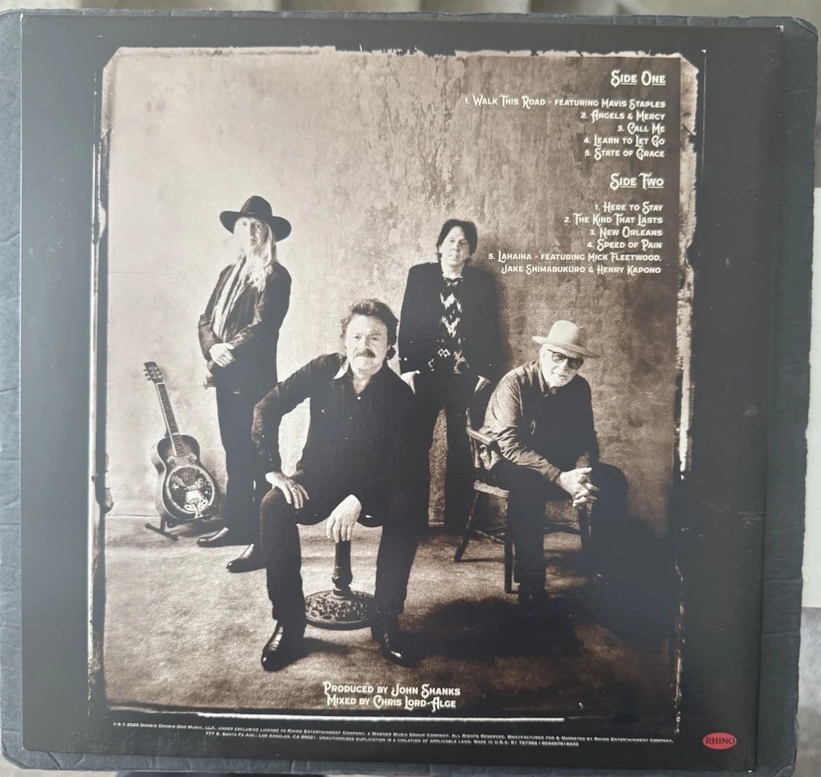 The Doobie Brothers Signed Walk The Road Vinyl PSA/DNA PATRICK MICHAEL JOHN TOM, изображение 4
