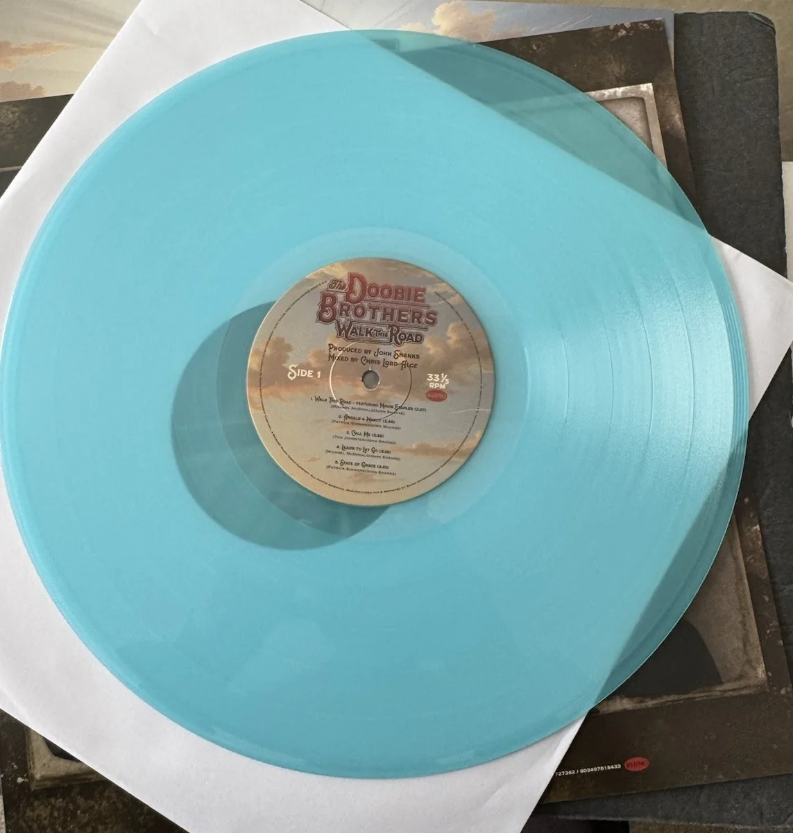 The Doobie Brothers Signed Walk The Road Vinyl PSA/DNA PATRICK MICHAEL JOHN TOM, изображение 5