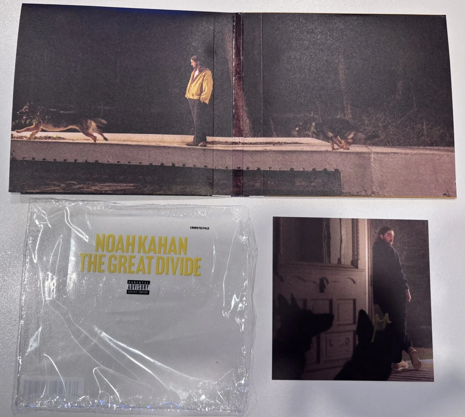 Noah Kahan - The Great Divide SIGNED ✍️ CD Art Card - Autographed Insert, image 3