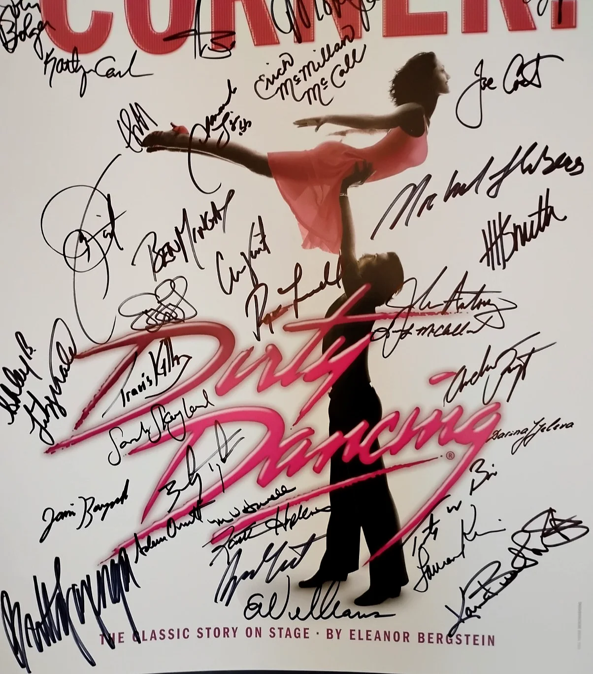 Dirty Dancing Musical Autographed Poster Original Touring Cast, image 2