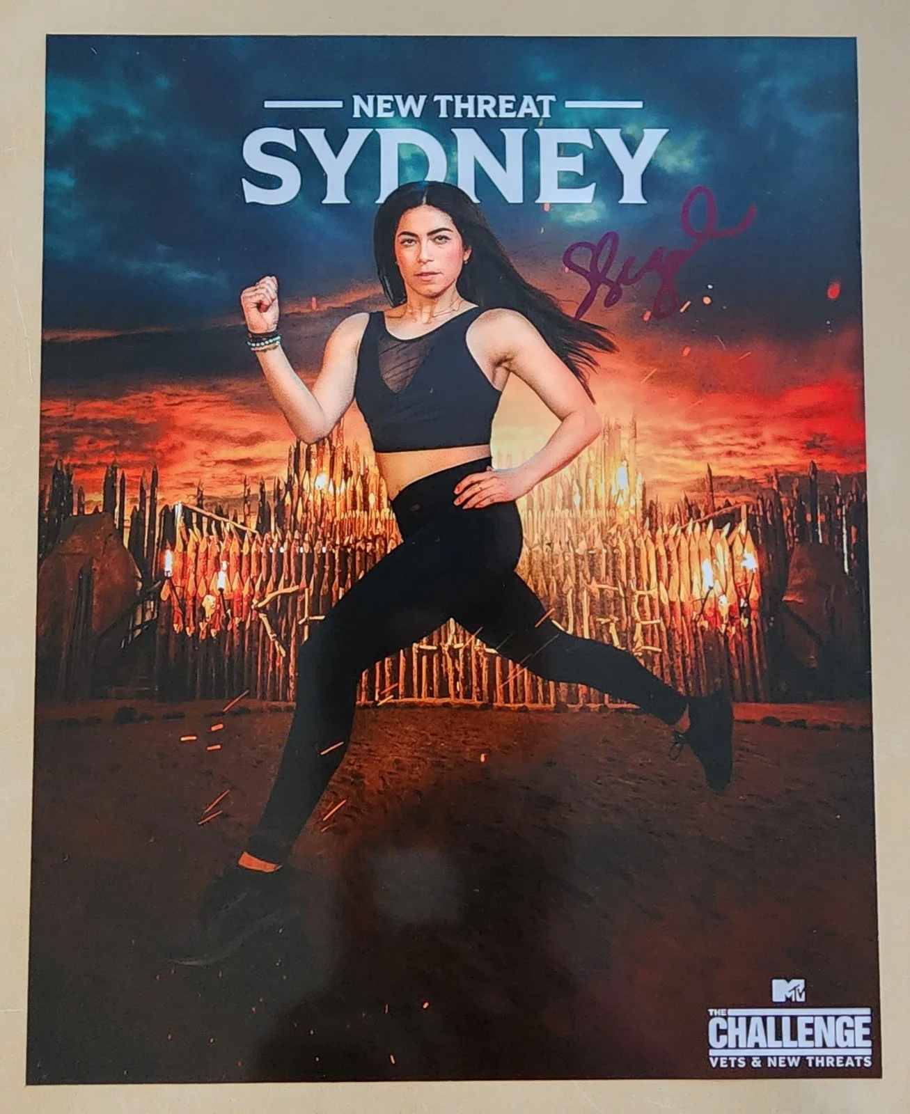 Sydney Segal Signed MTV The Challenge 8x10 Photo Survivor RAD, изображение 3