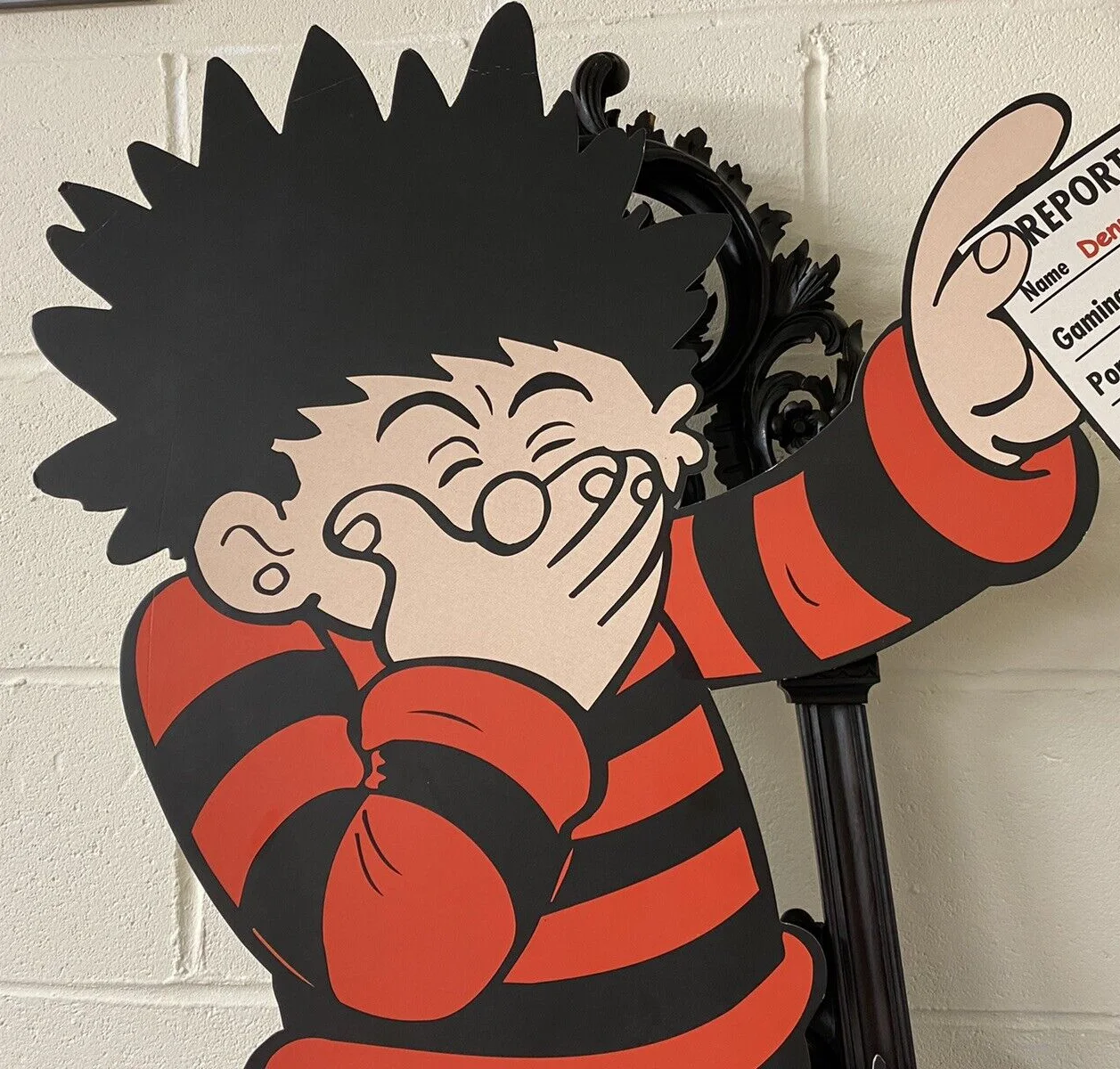 Beano’s Dennis the Menace Large Cardboard Poster Film Advertising, изображение 5