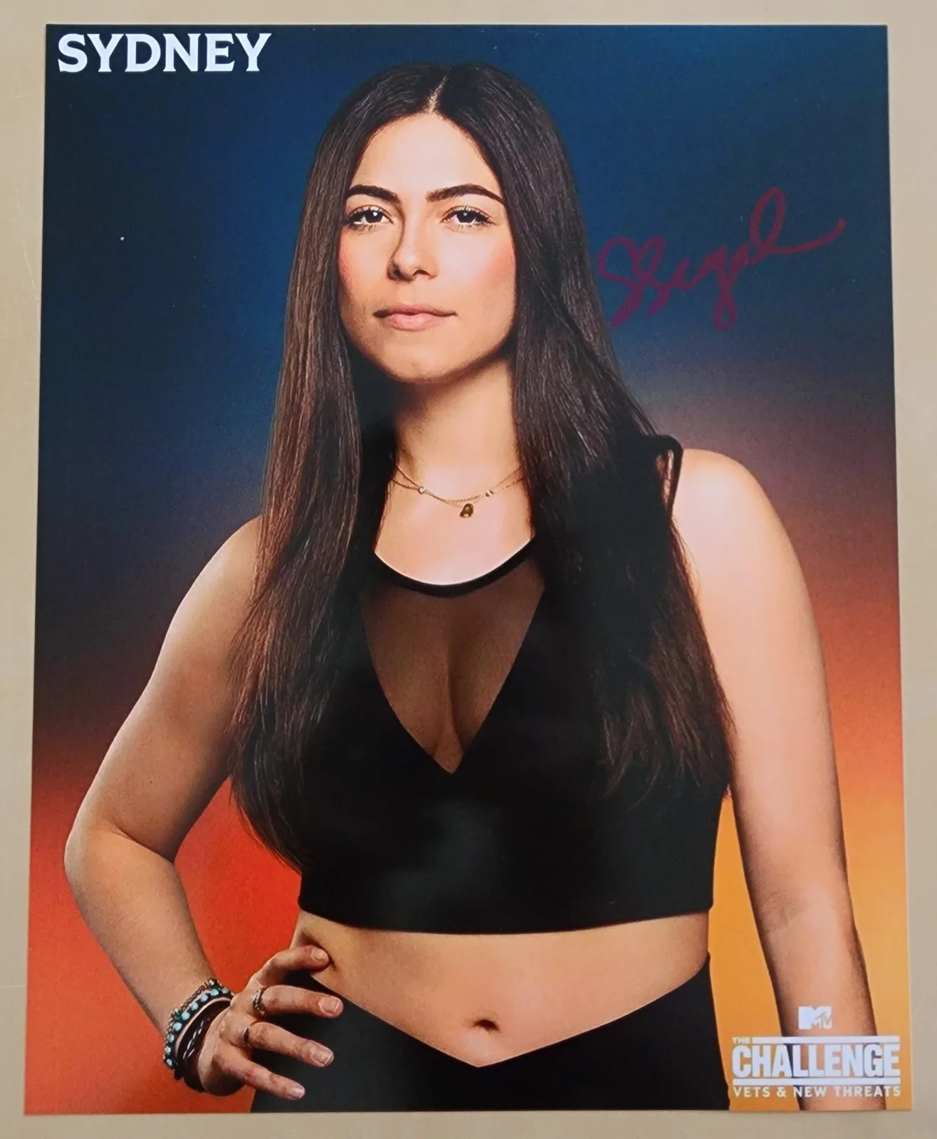 Sydney Segal Signed MTV The Challenge 8x10 Photo Survivor RAD, изображение 2