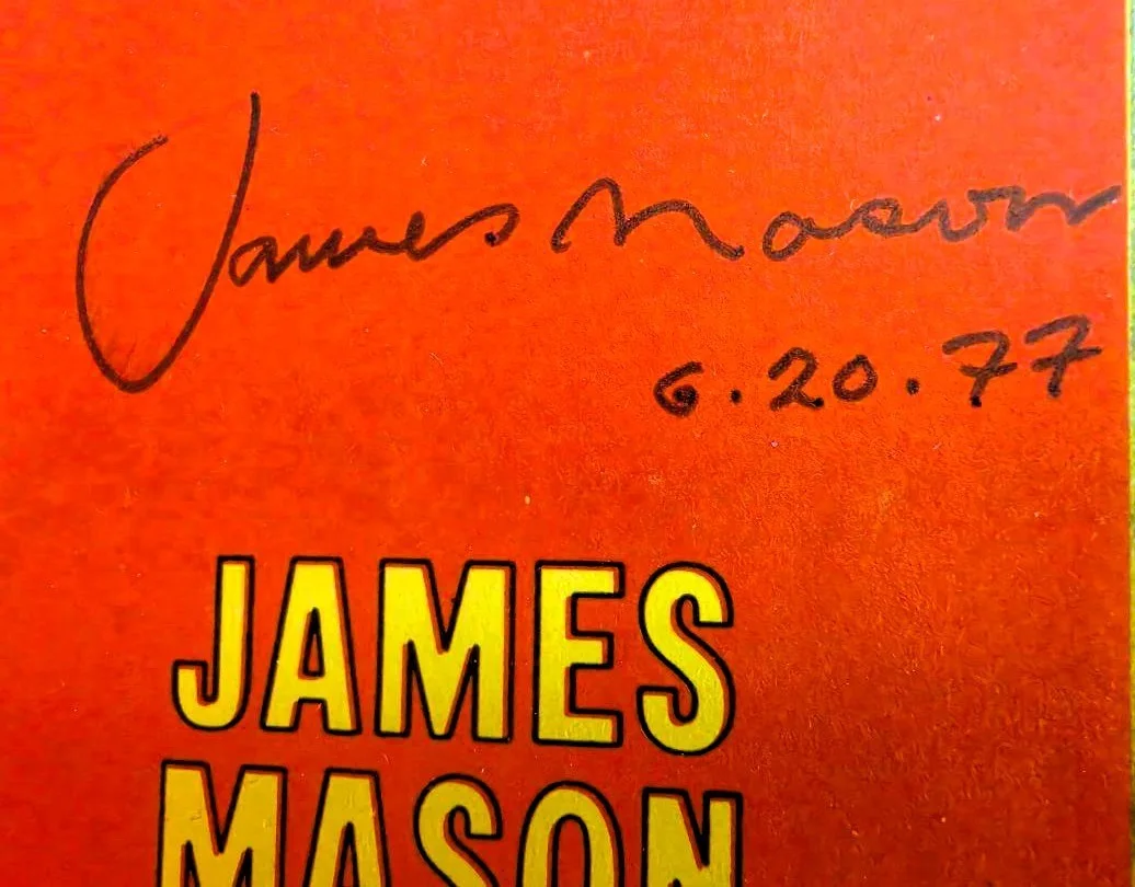 james mason — LOBBY CARD James Mason SIGNED in A TOUCH OF LARCENY +North by Northwest UACC COA, изображение 2