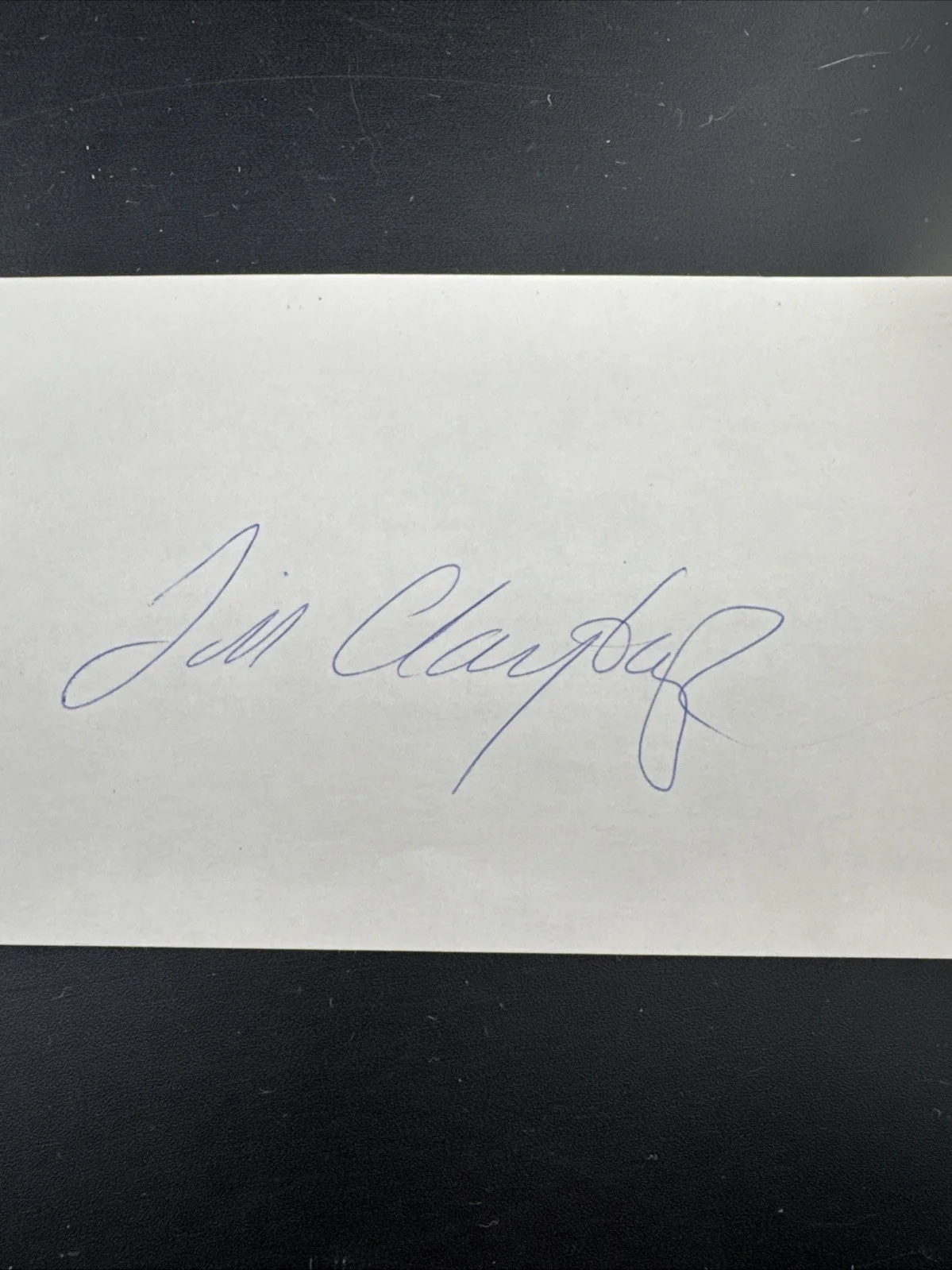 Jill Clayburgh — Jill Clayburgh Signed 3x5 Index Card Autograph Silver Streak, image 2